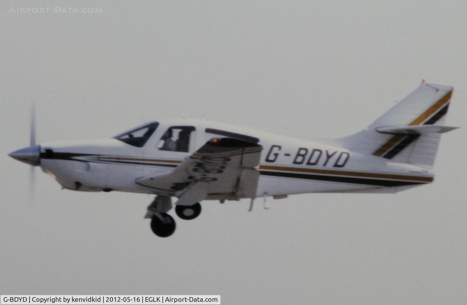 G-BDYD, 1976 Rockwell Commander 114 C/N 14014, At Blackbushe.