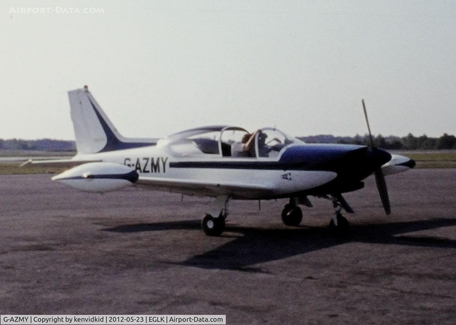 G-AZMY, 1971 SIAI-Marchetti SF-260 C/N 2-50, At Blackbushe.