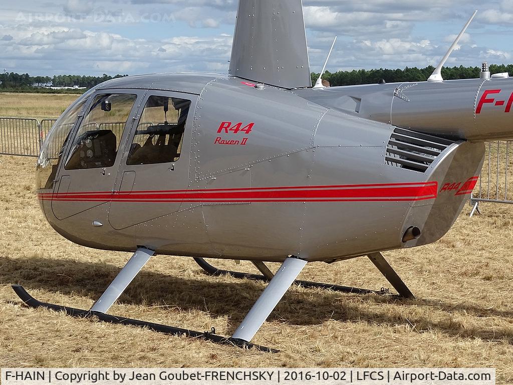 F-HAIN, 2016 Robinson R44 Raven II C/N 13994, Aix Ailes Aéro