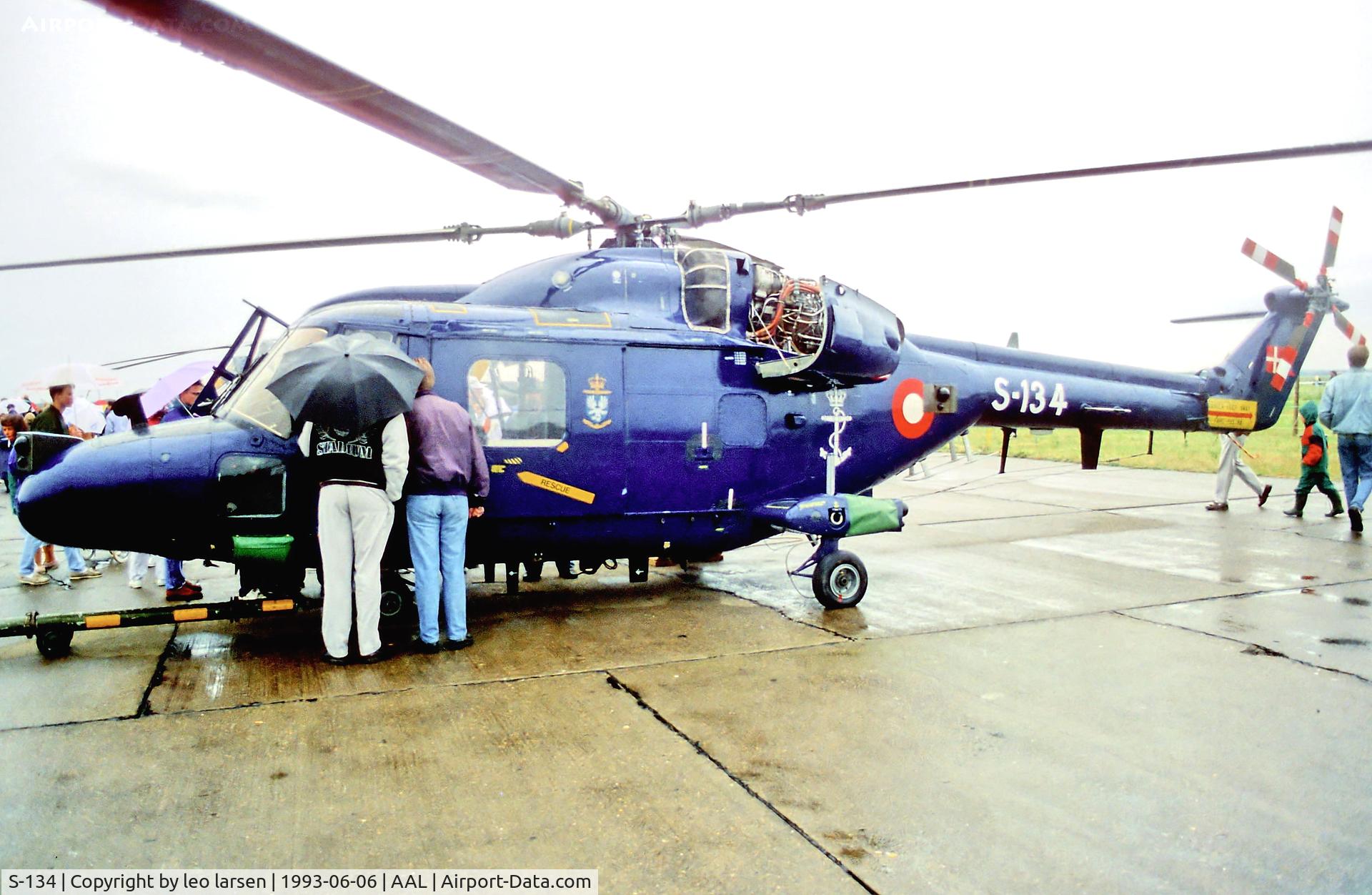 S-134, 1980 Westland Lynx Mk.80 C/N 134, RDAF Air Show Aalborg 6.6.93