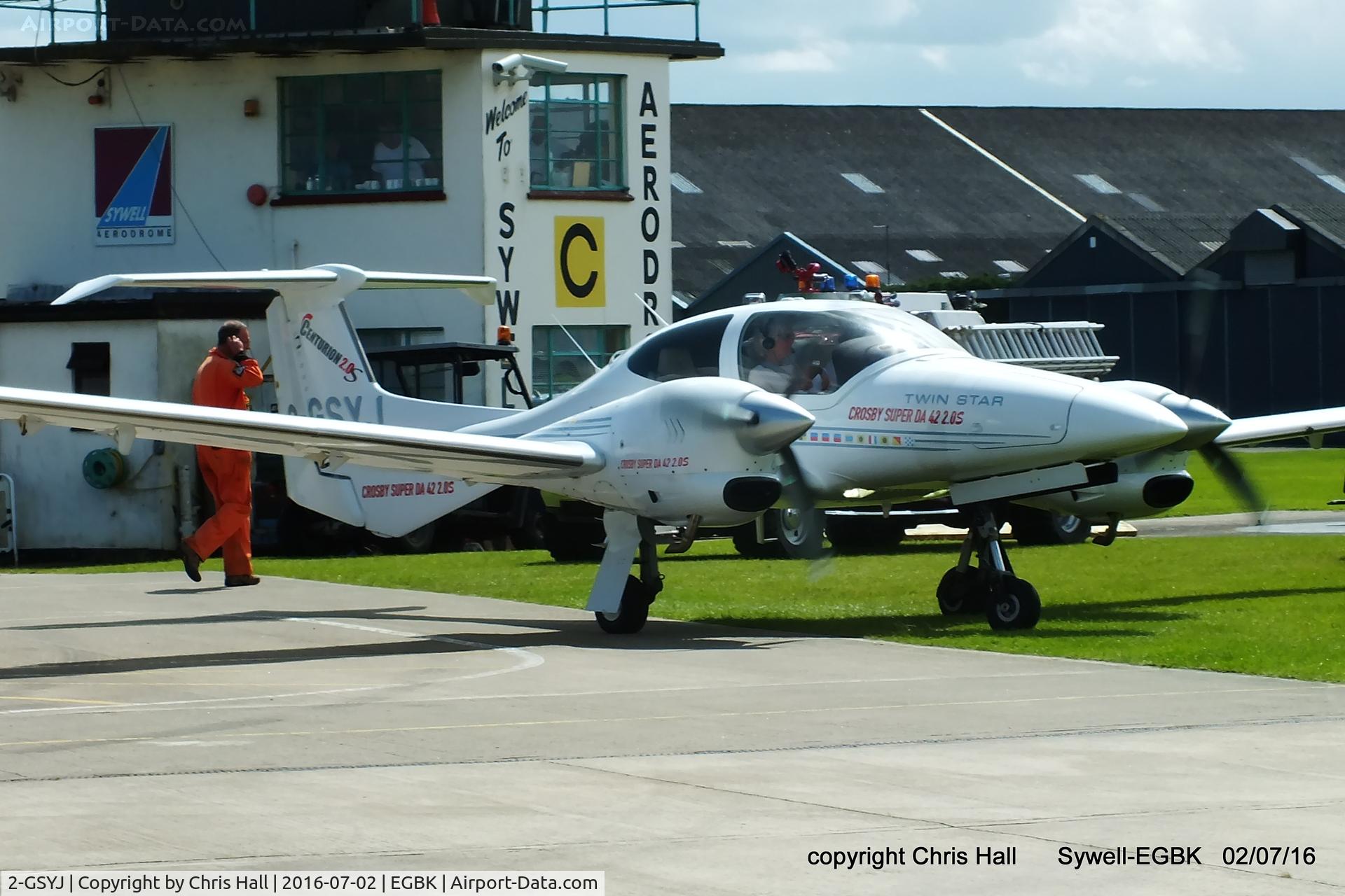 2-GSYJ, 2006 Diamond DA-42 Twin Star C/N 42.135, at Aeroexpo 2016