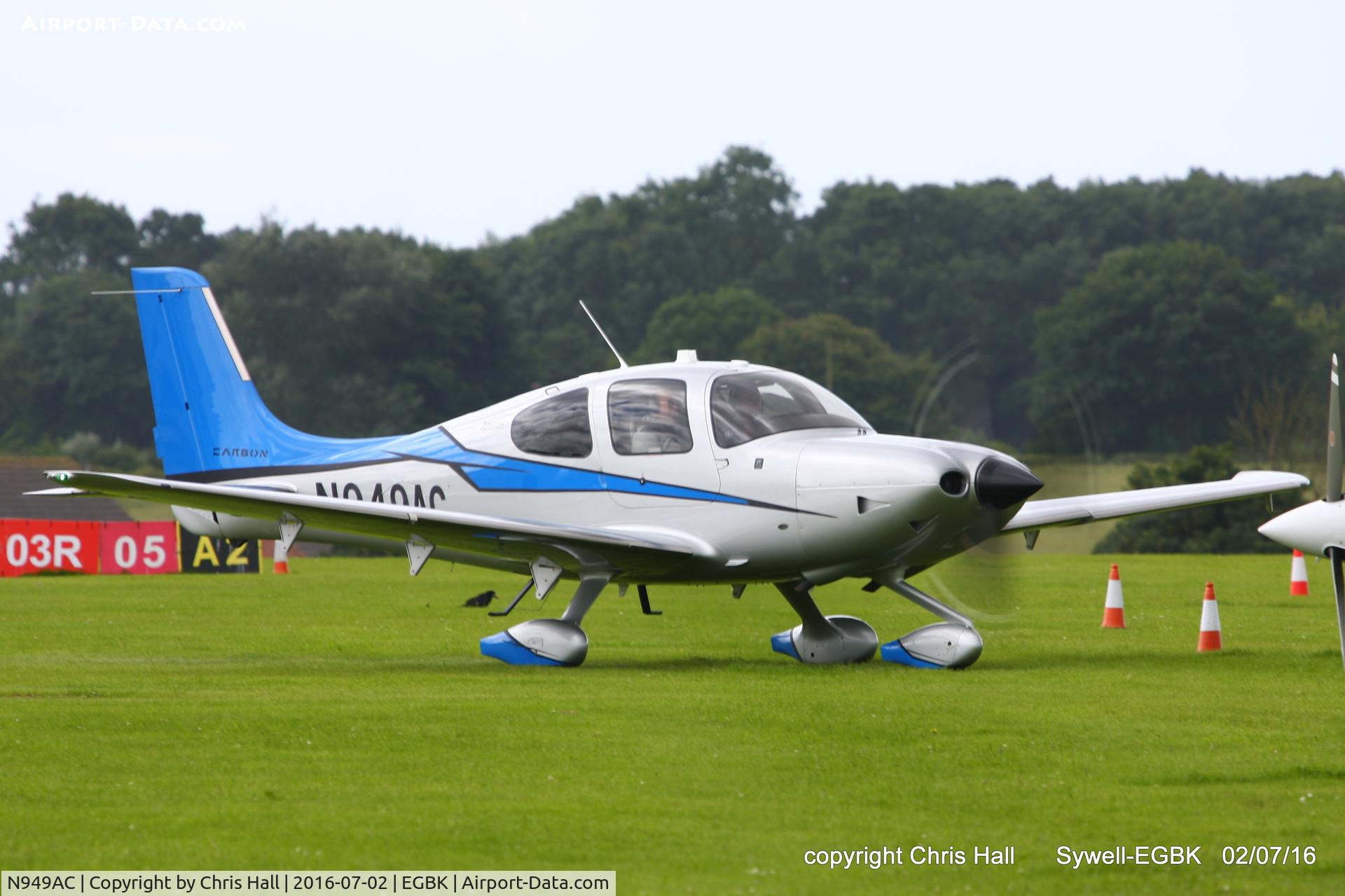 N949AC, 2014 Cirrus SR22T C/N 0833, at Aeroexpo 2016