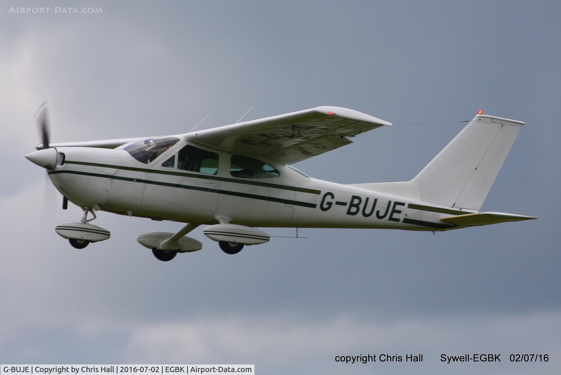 G-BUJE, 1973 Cessna 177B Cardinal C/N 177-01920, at Aeroexpo 2016