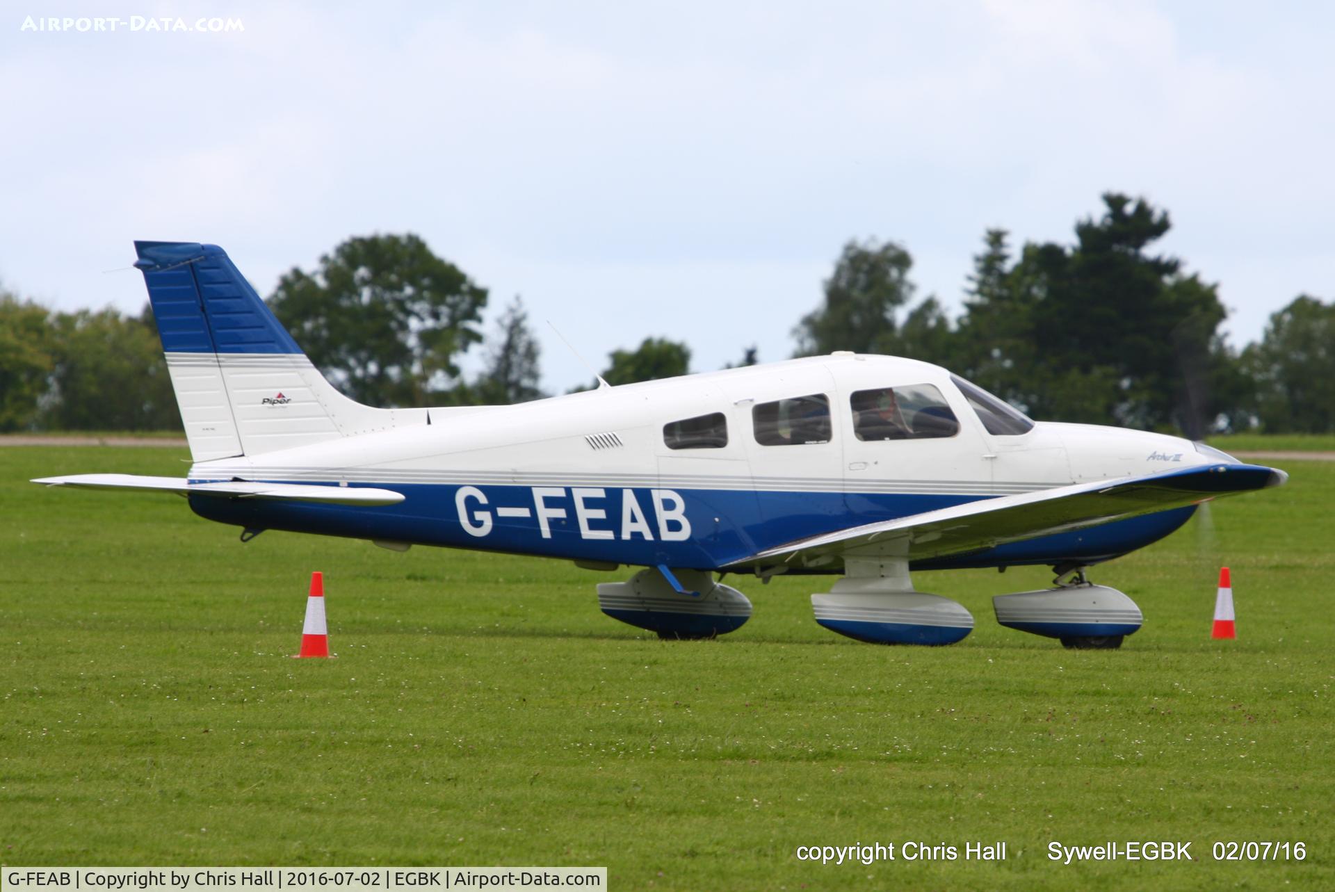 G-FEAB, 2003 Piper PA-28-181 Cherokee Archer III C/N 2843567, at Aeroexpo 2016