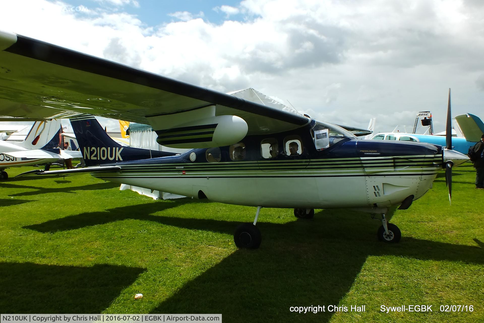 N210UK, 1978 Cessna P210N Pressurised Centurion C/N P210-00130, at Aeroexpo 2016