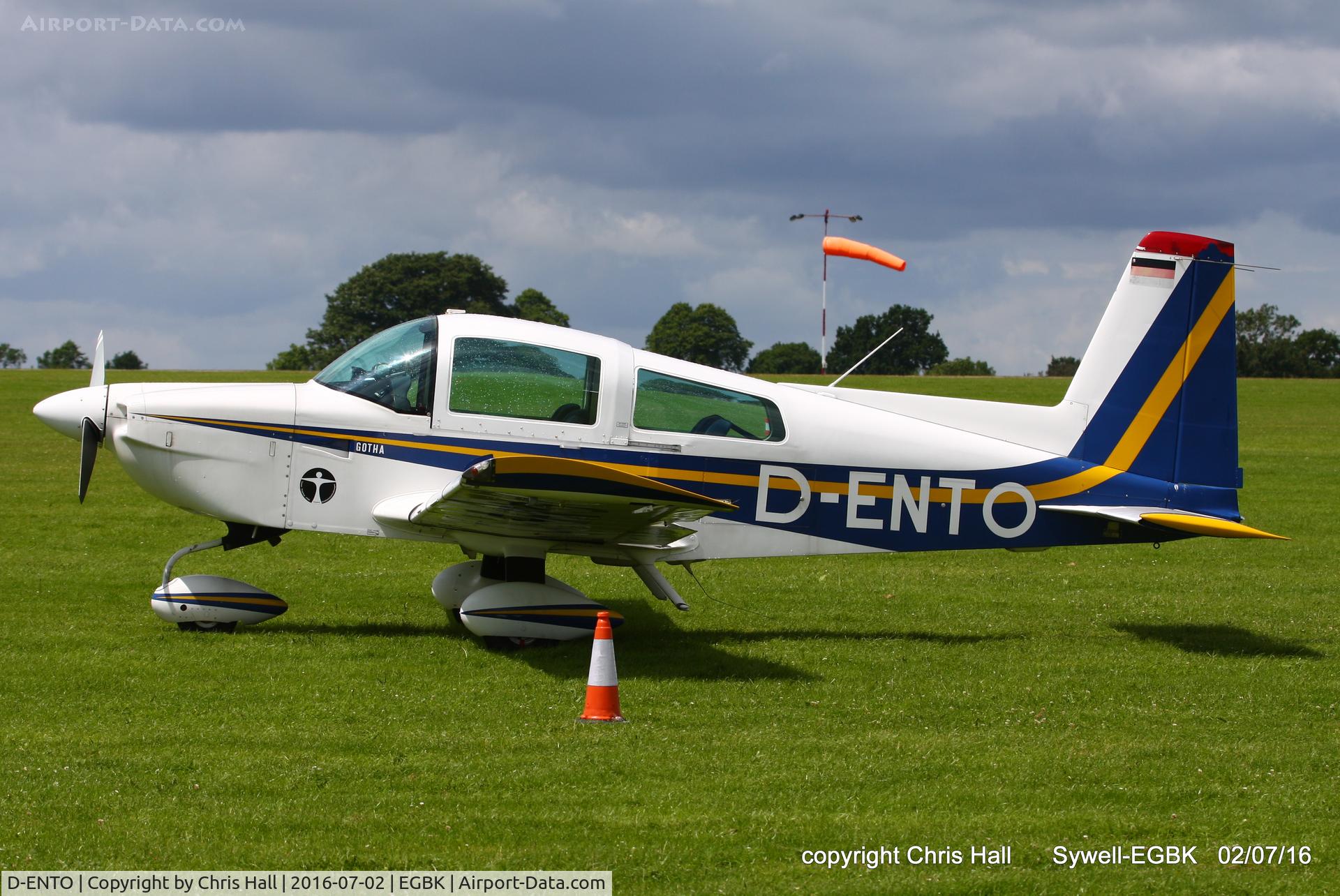 D-ENTO, 1993 American General AG-5B Tiger C/N 10166, at Aeroexpo 2016
