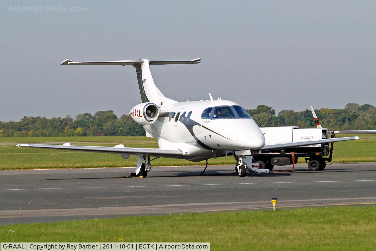 G-RAAL, 2010 Embraer EMB-500 Phenom 100 C/N 50000151, Embraer EMB-500 Phenom 100 [50000151] (Flairjet) Oxford-Kidlington~G 01/10/2011