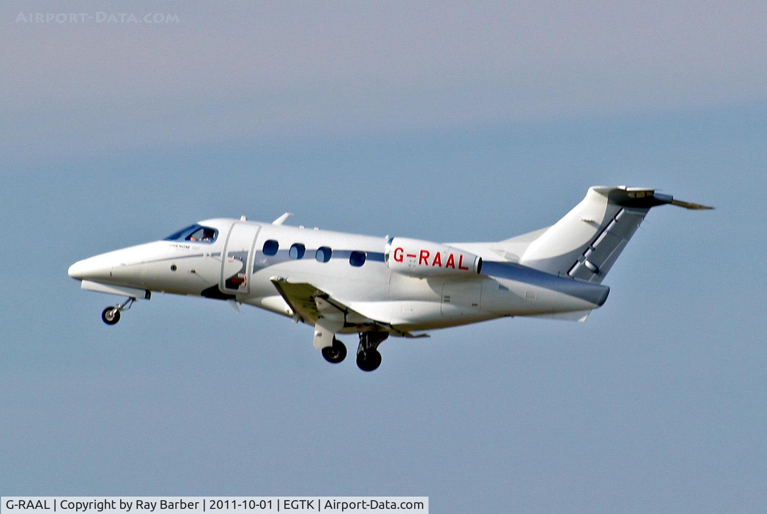 G-RAAL, 2010 Embraer EMB-500 Phenom 100 C/N 50000151, Embraer EMB-500 Phenom 100 [50000151] (Flairjet) Oxford-Kidlington~G 01/10/2011