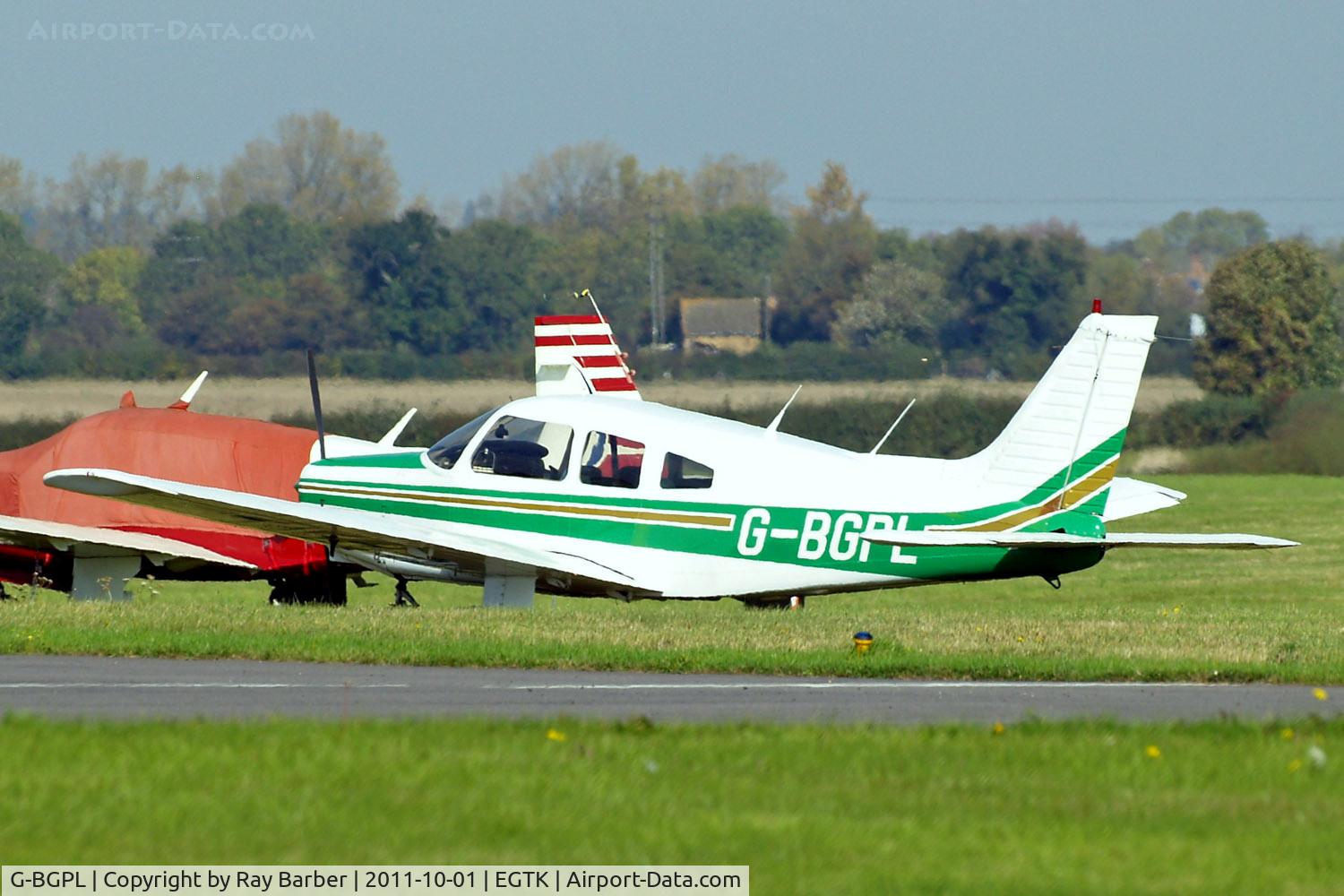 G-BGPL, 1979 Piper PA-28-161 Cherokee Warrior II C/N 28-7916289, Piper PA-28-161 Warrior II [28-7916289] Oxford-Kidlington~G 01/10/2011