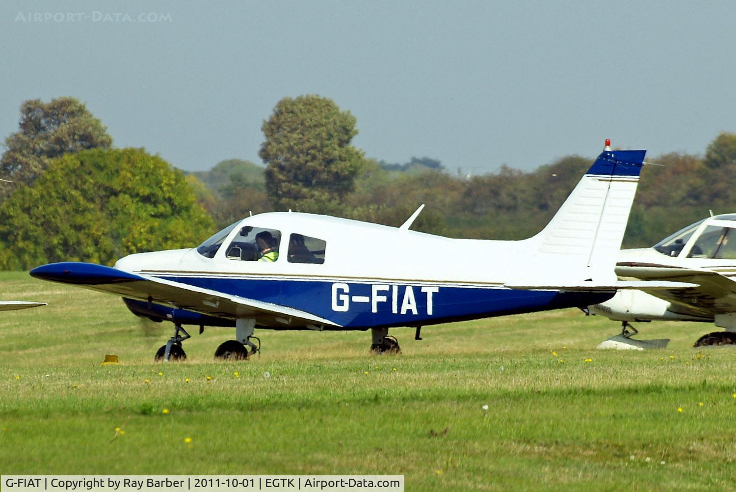G-FIAT, 1973 Piper PA-28-140 Cherokee Cruiser C/N 28-7425162, Piper PA-28-140 Cherokee [28-7425162] Oxford-Kidlington~G 01/10/2011