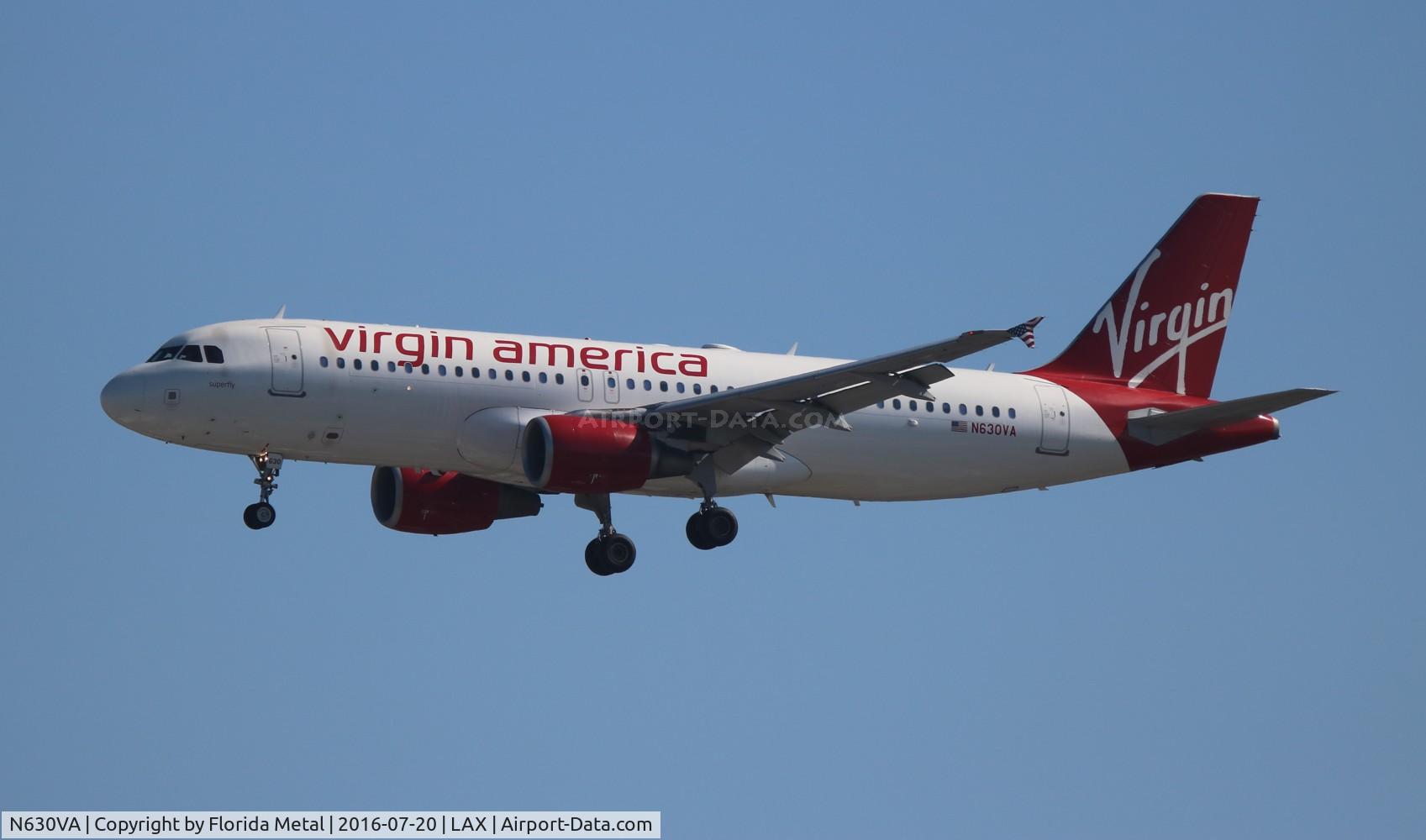 N630VA, 2007 Airbus A320-214 C/N 3101, Virgin America