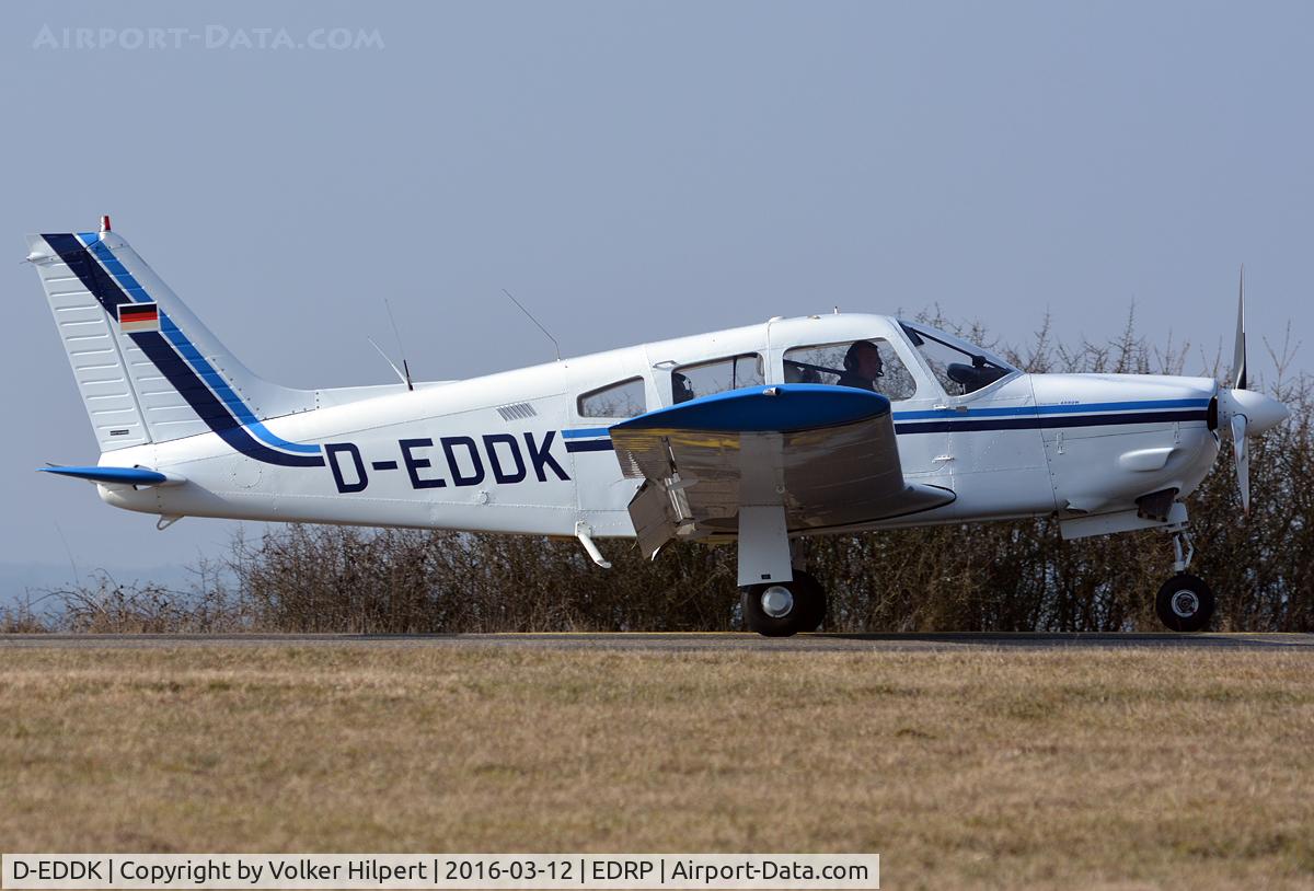 D-EDDK, 1975 Piper PA-28R-200 Cherokee Arrow C/N 28R-7535189, at Pirmasens