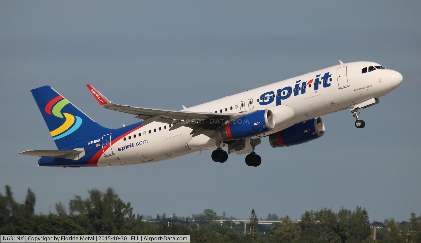 N631NK, 2014 Airbus A320-232 C/N 6327, Spirit