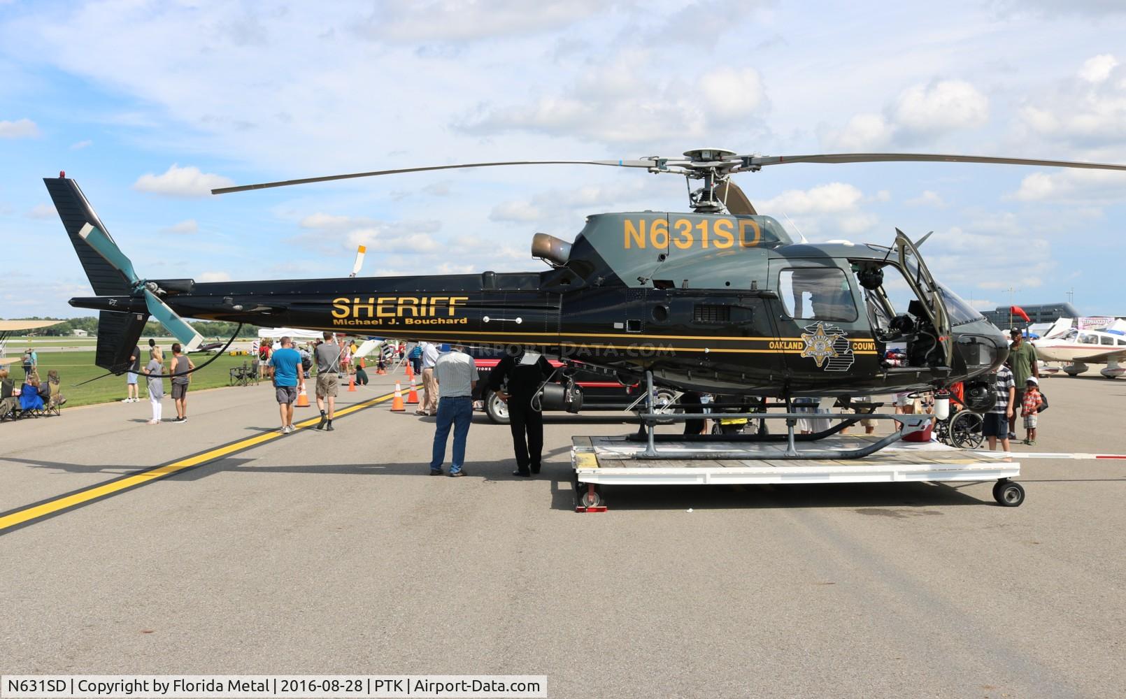 N631SD, 2001 Eurocopter AS-350B-2 Ecureuil Ecureuil C/N 3389, Oakland County Sheriff