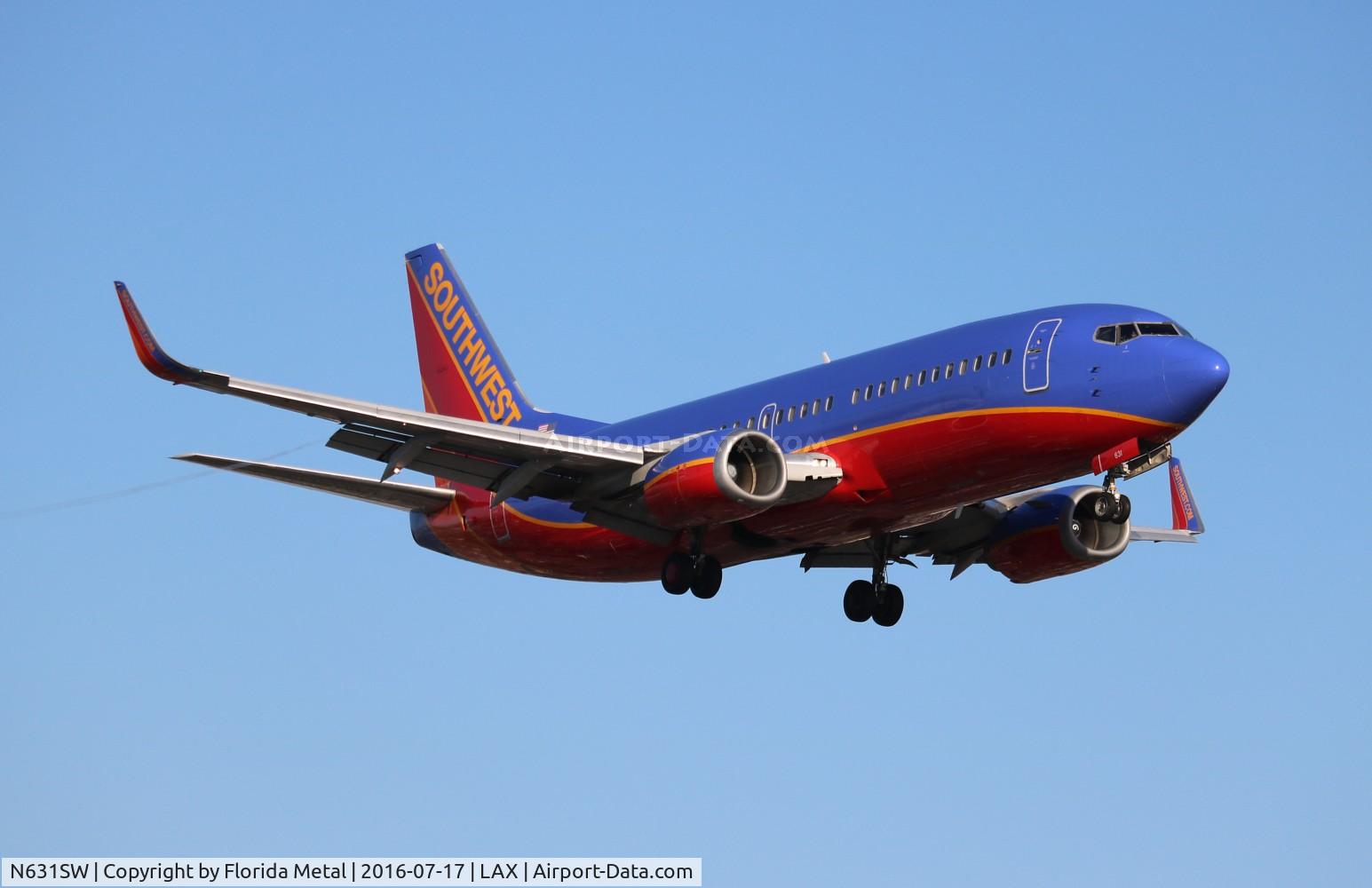 N631SW, 1996 Boeing 737-3H4 C/N 27706, Southwest
