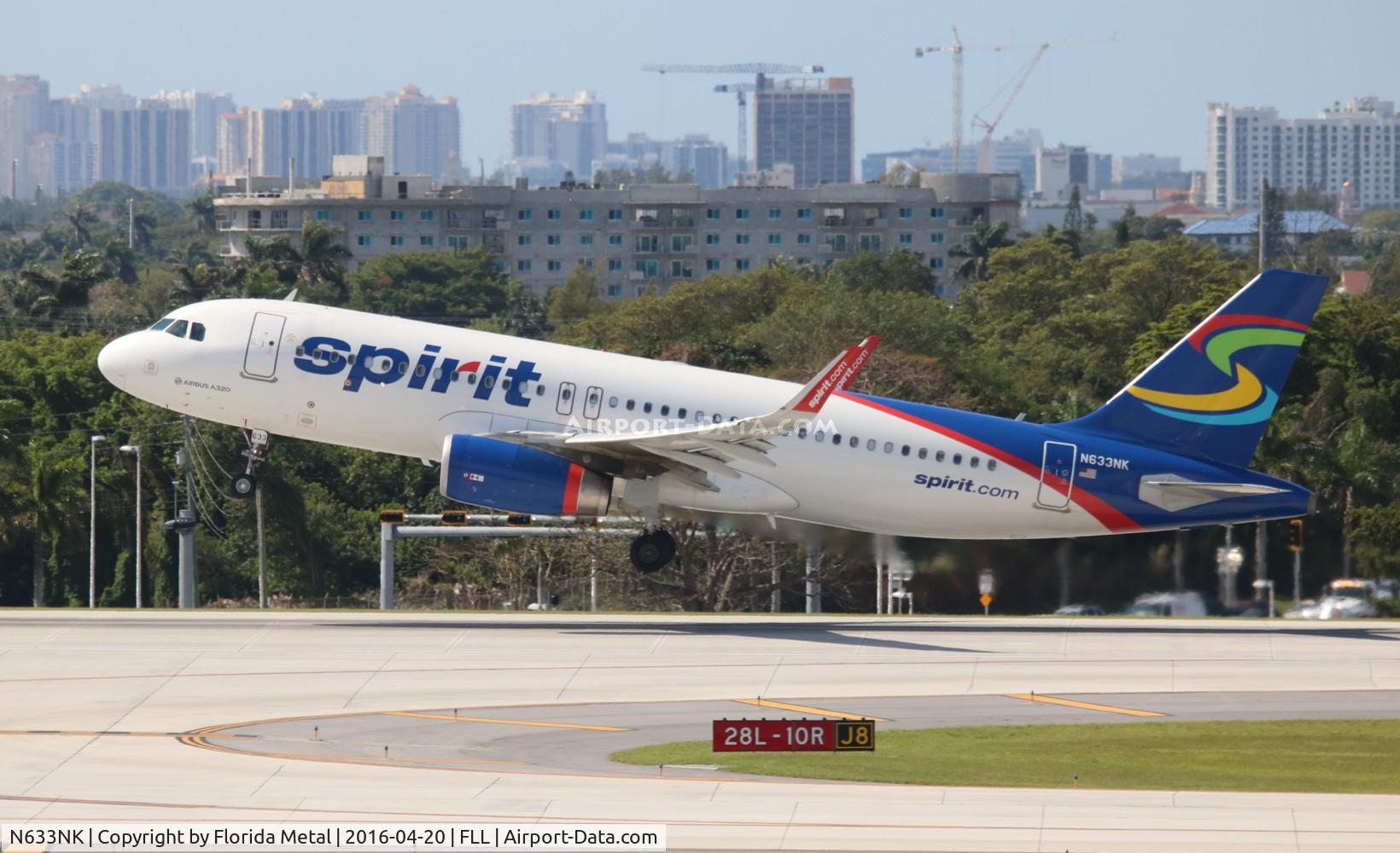 N633NK, 2014 Airbus A320-232 C/N 6345, Spirit
