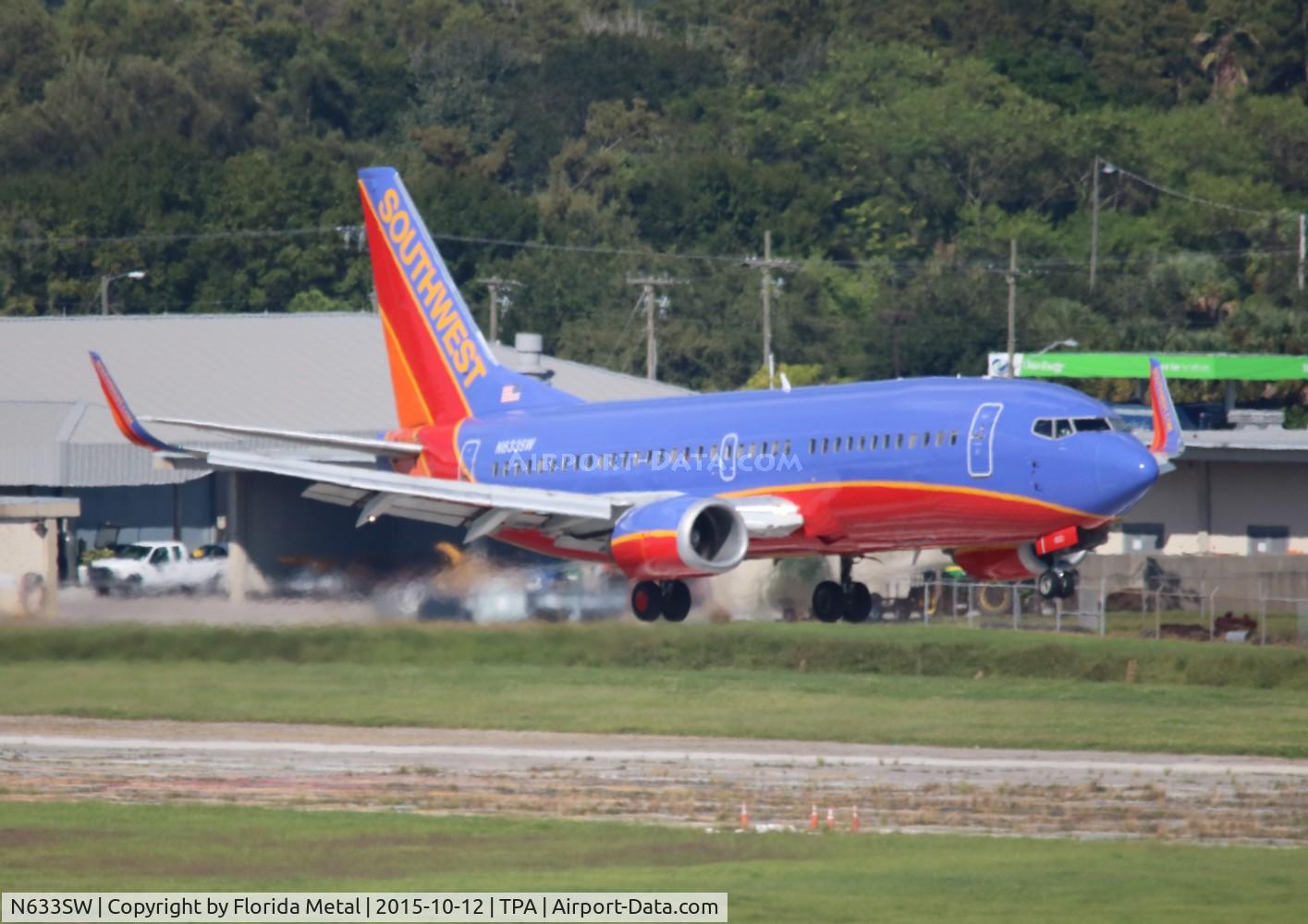 N633SW, 1996 Boeing 737-3H4 C/N 27936, Southwest