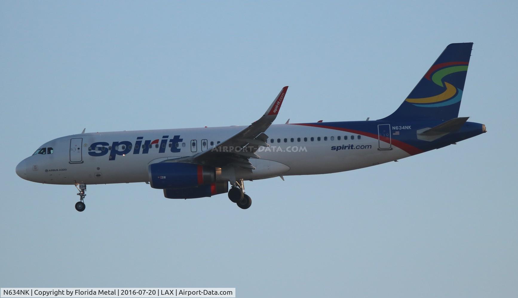 N634NK, 2014 Airbus A320-232 C/N 6370, Spirit