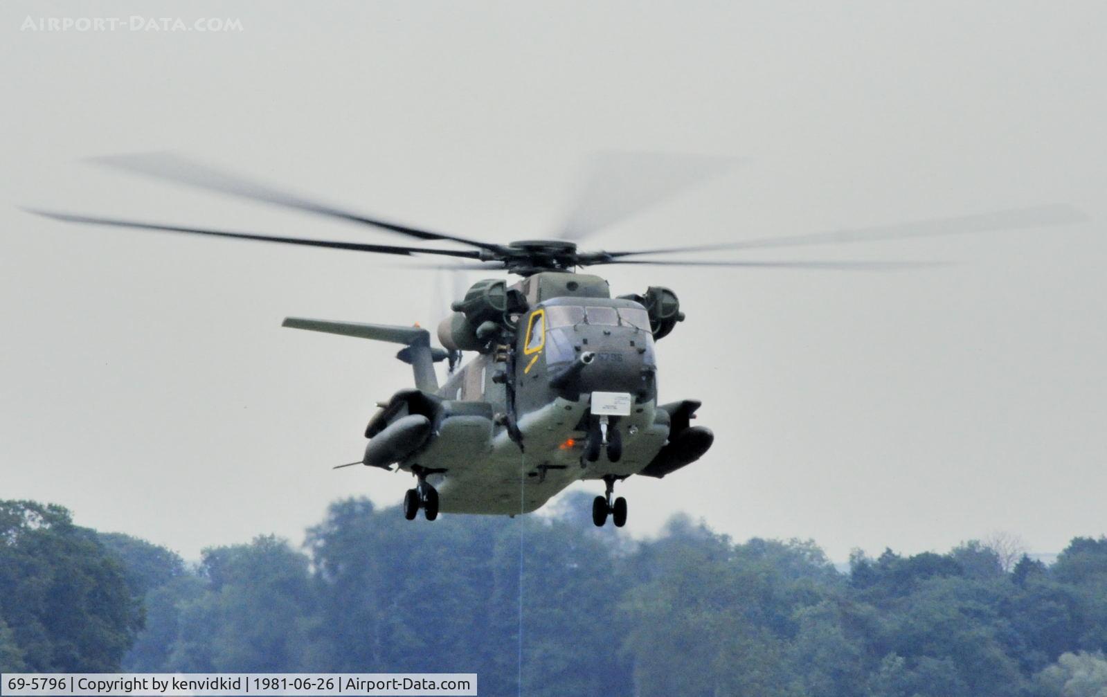 69-5796, 1969 Sikorsky MH-53M Pave Low IV C/N 65-251, At the World Helicopter Championships Bowood House, Calne, Wiltshire UK.
