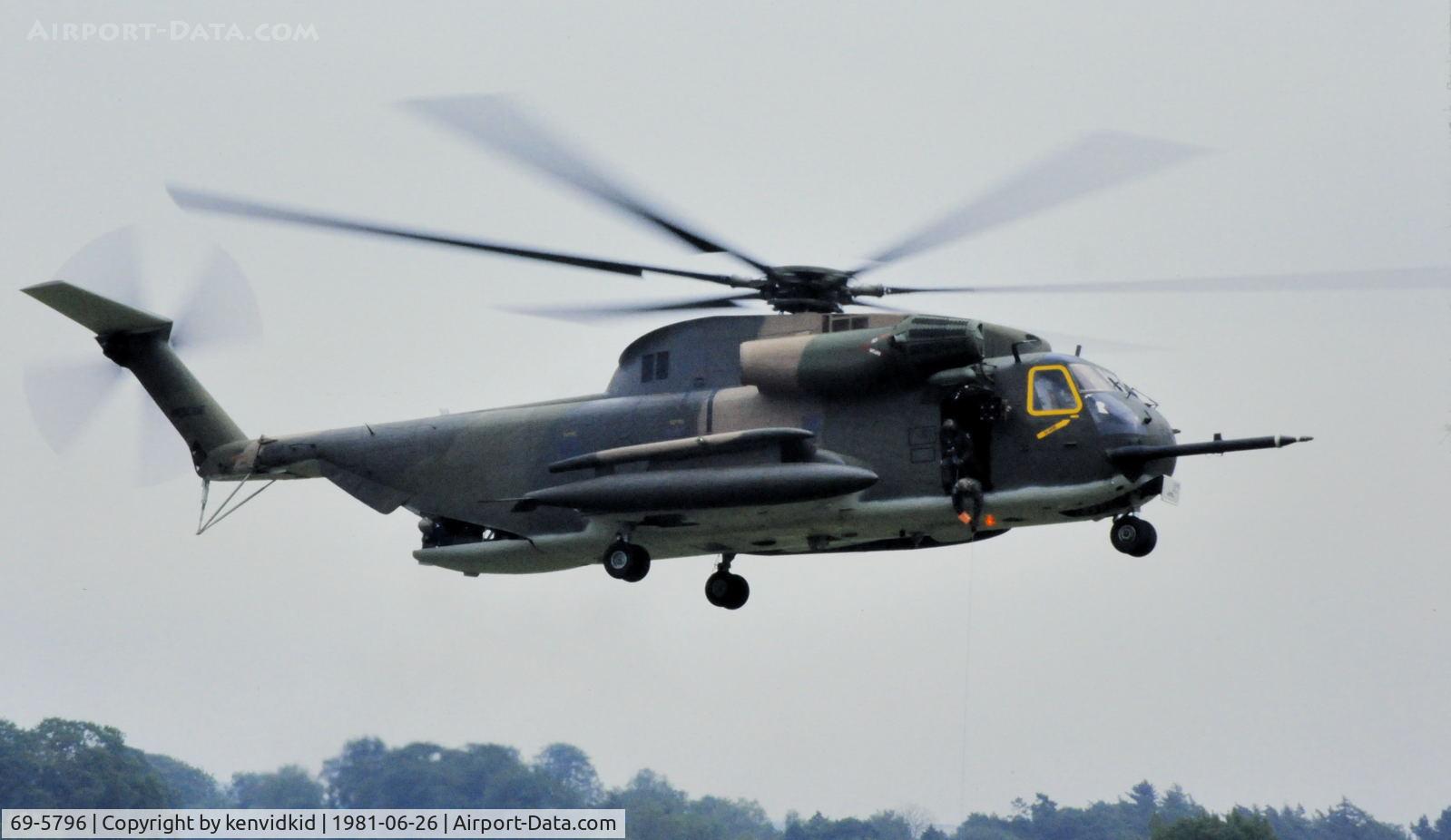 69-5796, 1969 Sikorsky MH-53M Pave Low IV C/N 65-251, At the World Helicopter Championships Bowood House, Calne, Wiltshire UK.