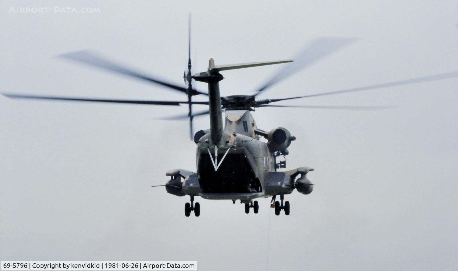 69-5796, 1969 Sikorsky MH-53M Pave Low IV C/N 65-251, At the World Helicopter Championships Bowood House, Calne, Wiltshire UK.