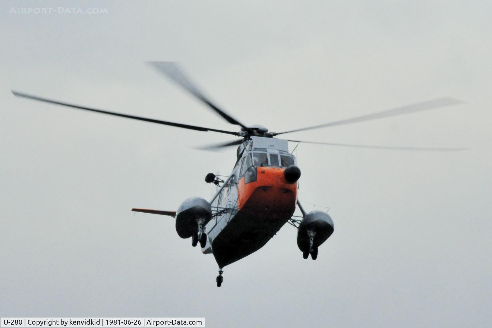 U-280, 1965 Sikorsky S-61A C/N 61280, At the World Helicopter Championships Bowood House, Calne, Wiltshire UK.