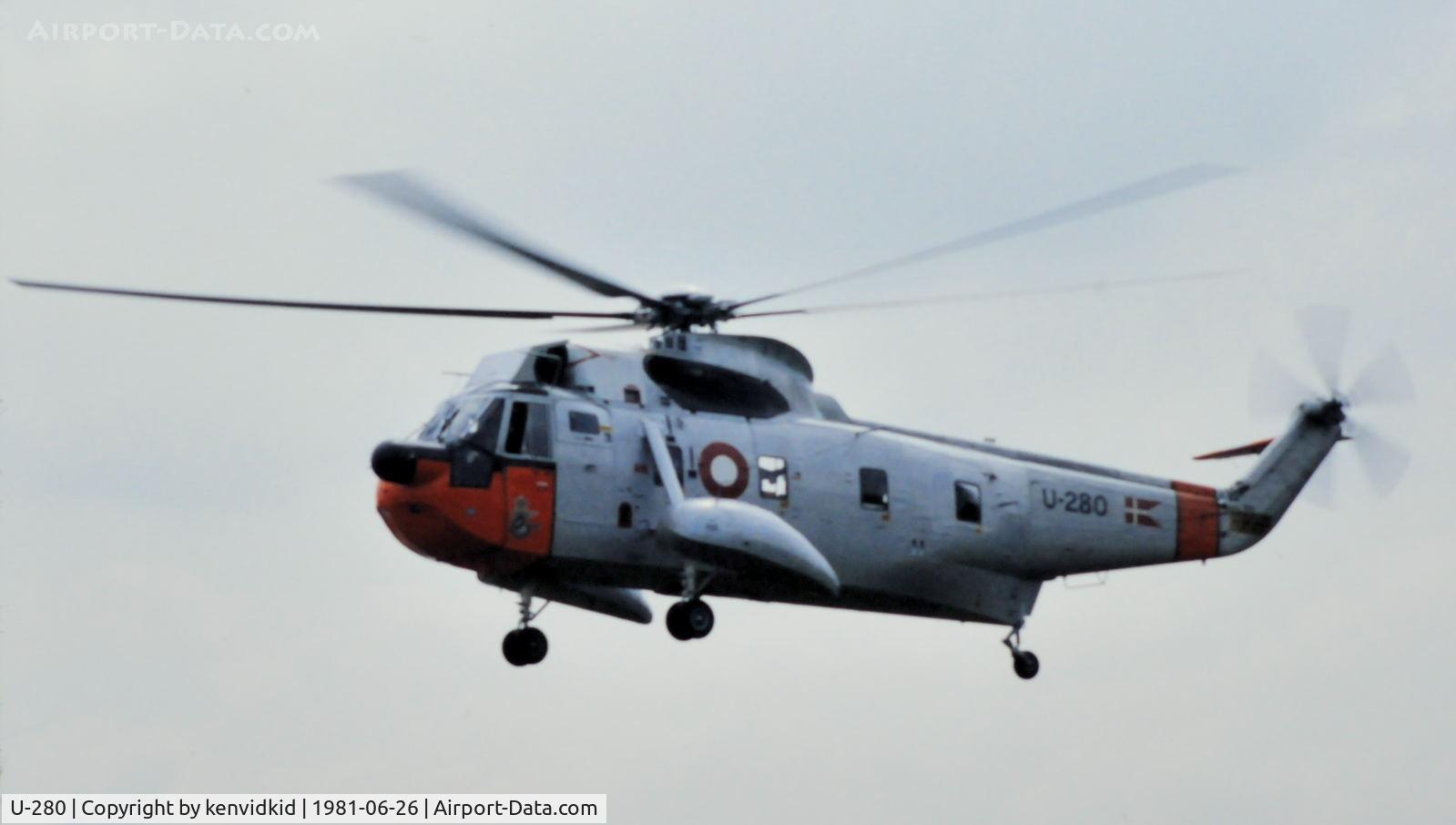 U-280, 1965 Sikorsky S-61A C/N 61280, At the World Helicopter Championships Bowood House, Calne, Wiltshire UK.