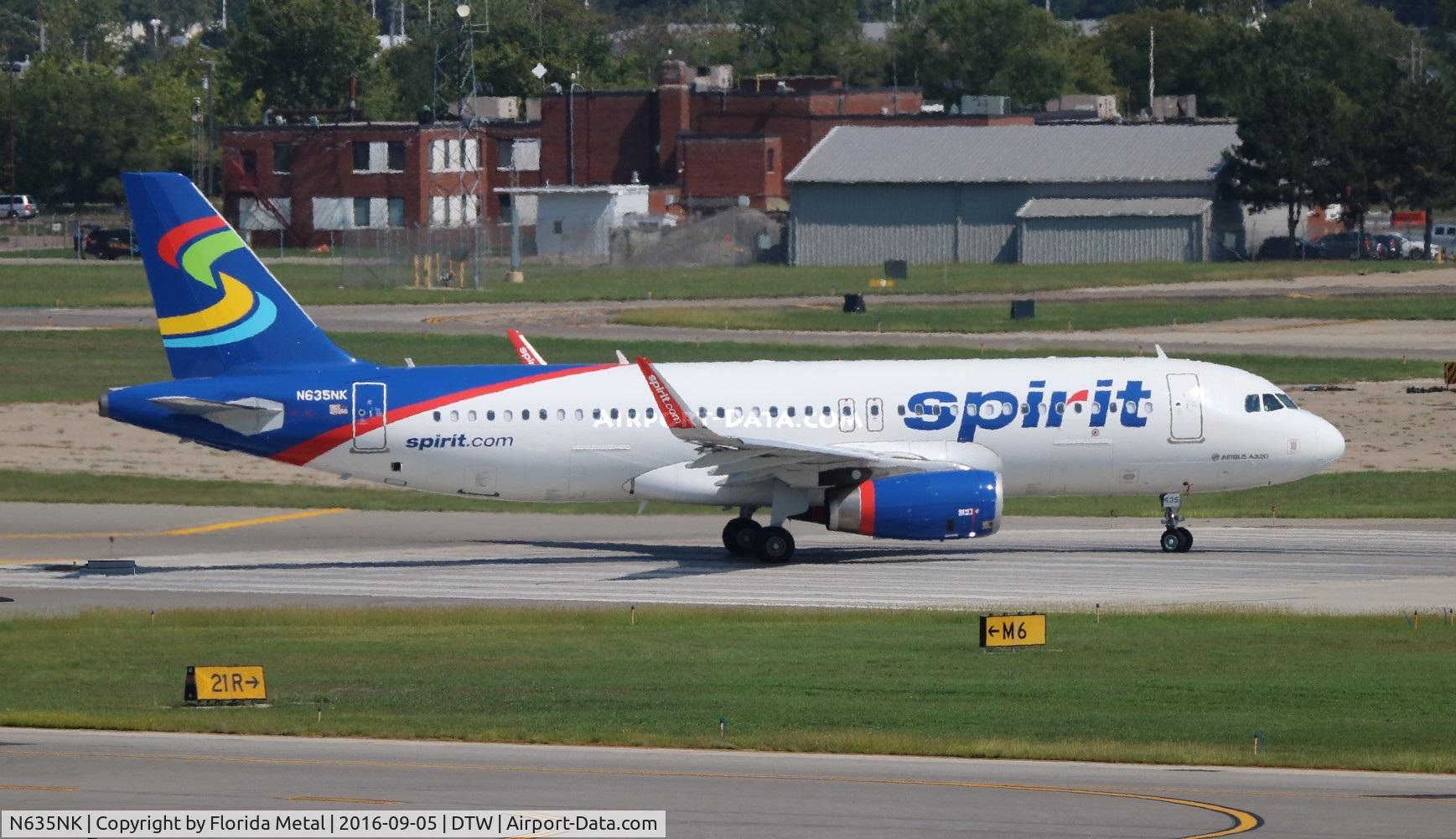 N635NK, 2014 Airbus A320-232 C/N 6383, Spirit