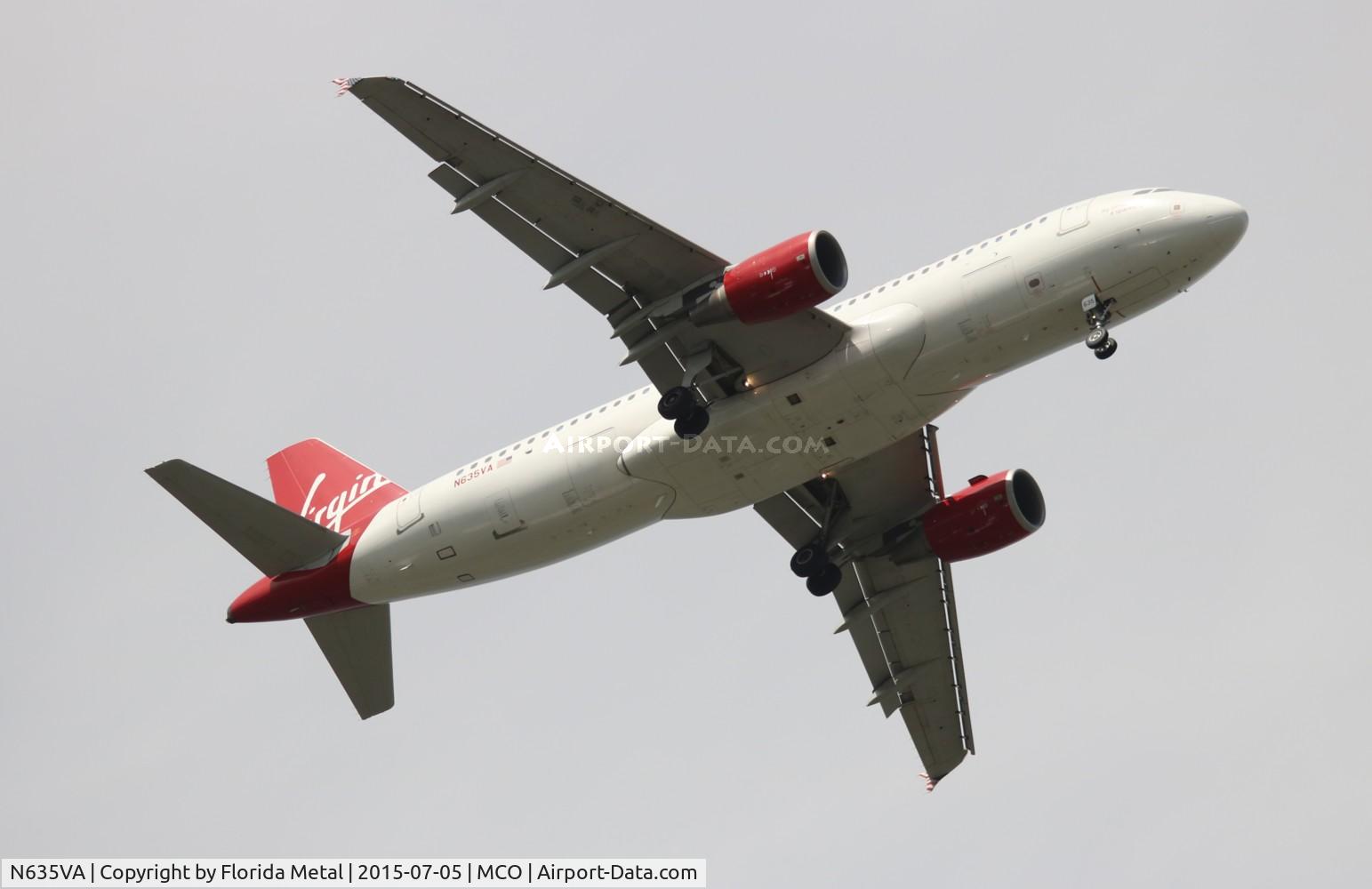 N635VA, 2008 Airbus A320-214 C/N 3398, Virgin America