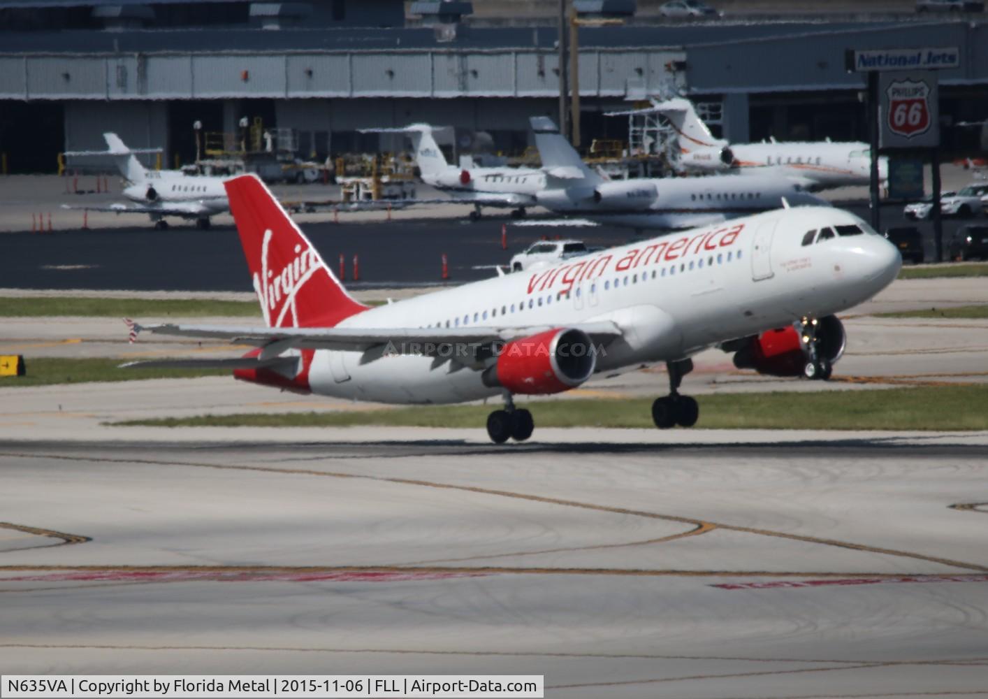 N635VA, 2008 Airbus A320-214 C/N 3398, Virgin America