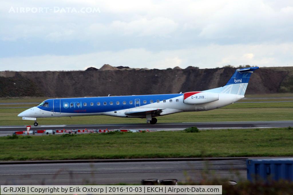 G-RJXB, 1999 Embraer EMB-145EP (ERJ-145EP) C/N 145142, G-RJXB just arrived rw 04L