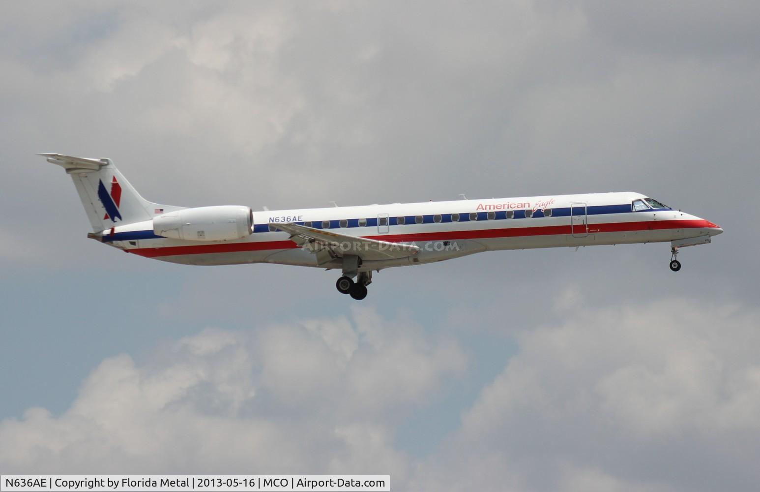 N636AE, 1999 Embraer ERJ-145LR (EMB-145LR) C/N 145160, American Eagle