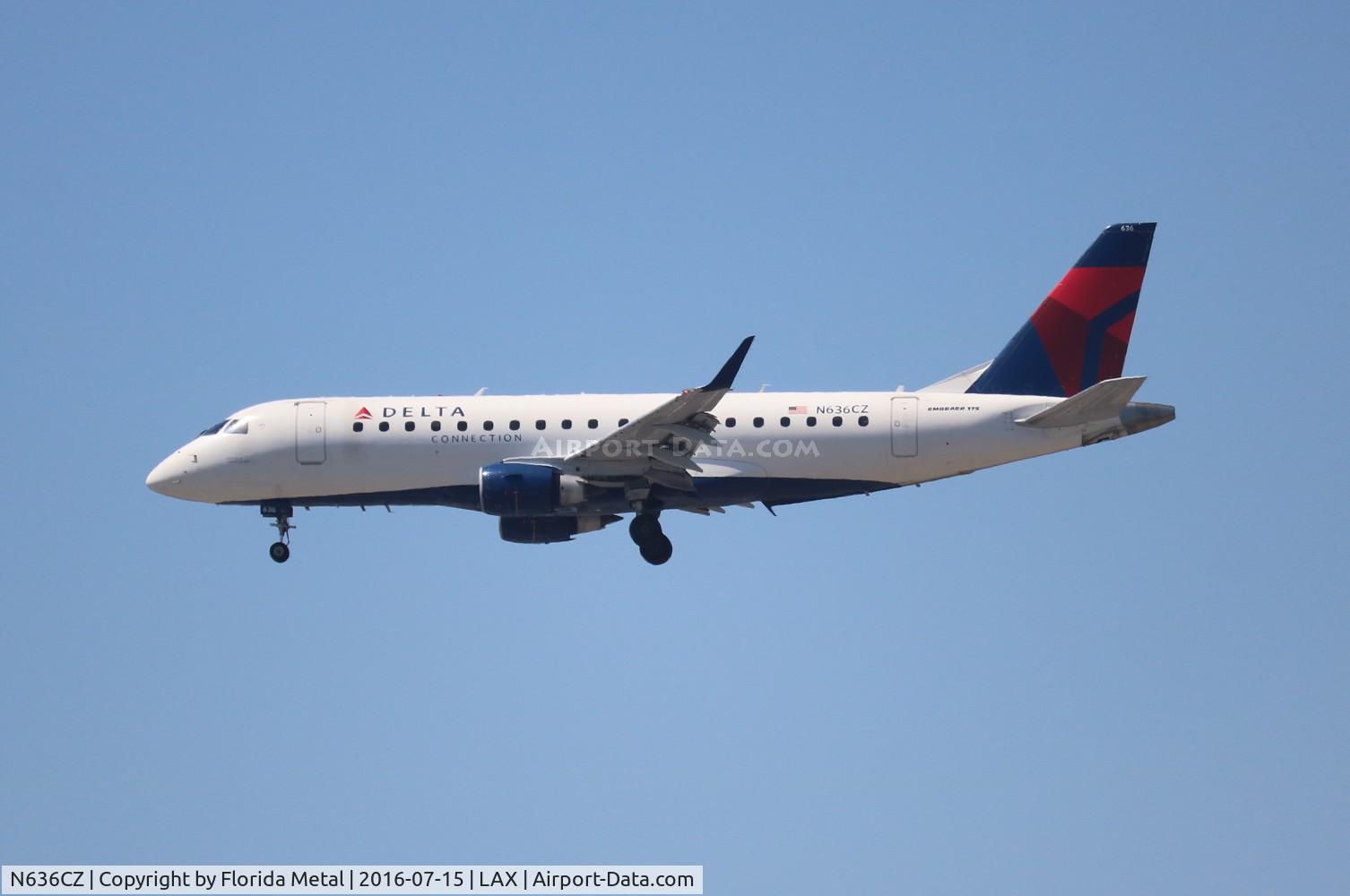N636CZ, 2008 Embraer 175LR (ERJ-170-200LR) C/N 17000253, Delta