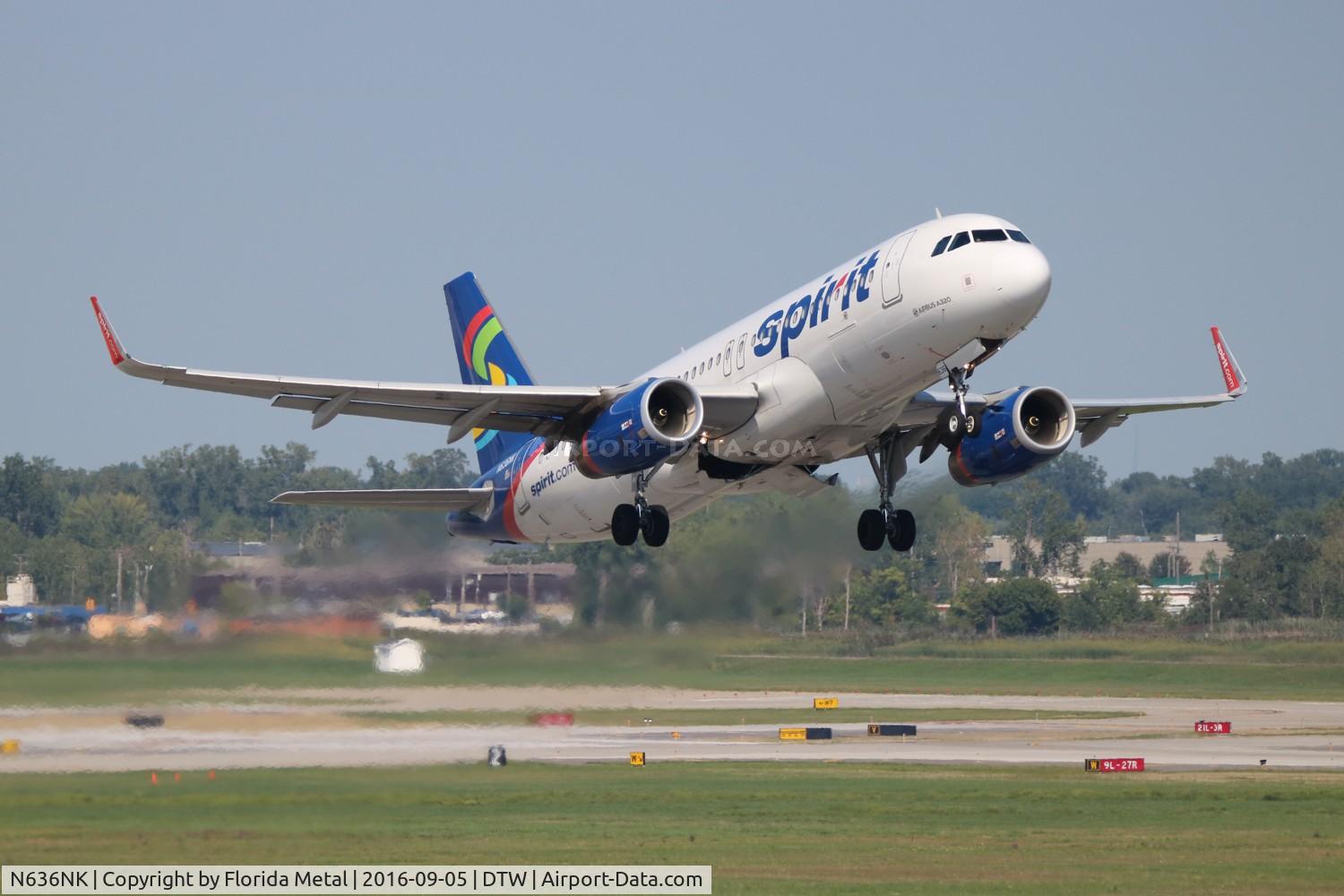 N636NK, 2015 Airbus A320-232 C/N 6424, Spirit