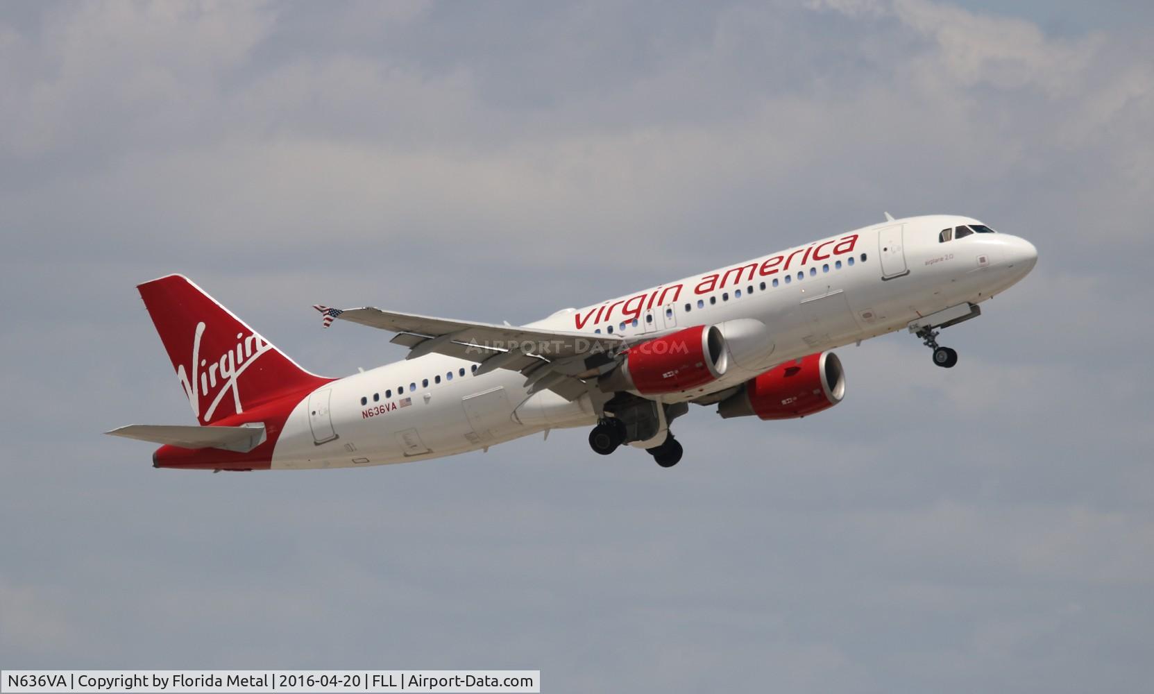 N636VA, 2008 Airbus A320-214 C/N 3460, Virgin American