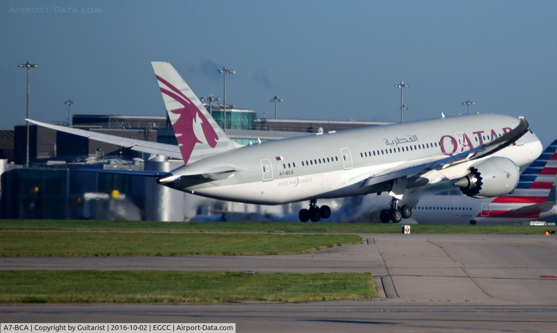 A7-BCA, 2012 Boeing 787-8 Dreamliner C/N 38319, At Manchester