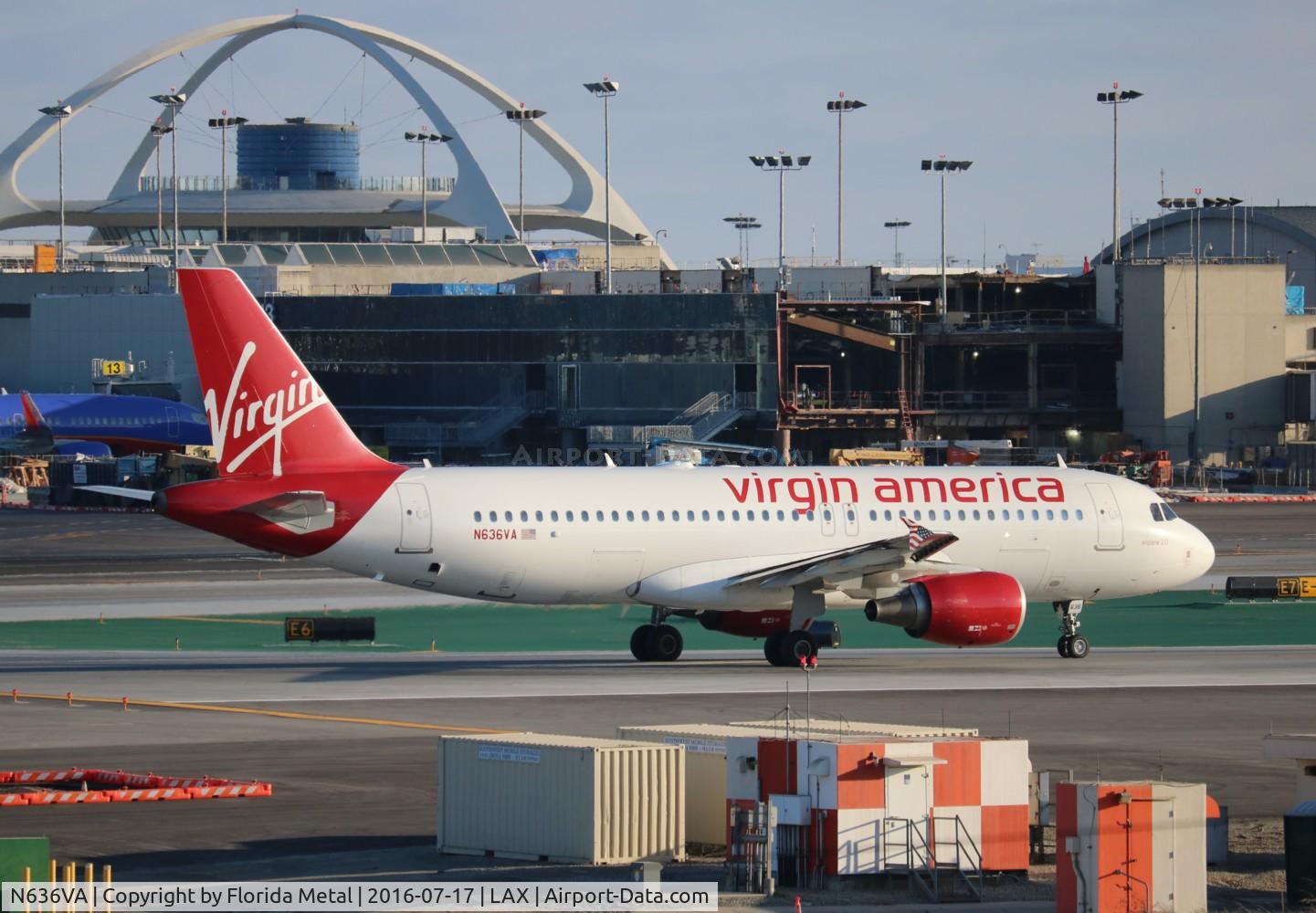N636VA, 2008 Airbus A320-214 C/N 3460, Virgin America