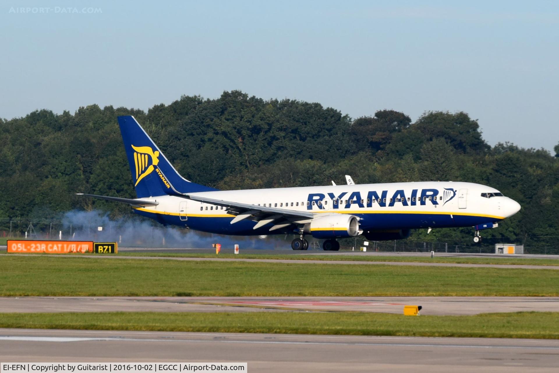 EI-EFN, 2009 Boeing 737-8AS C/N 37538, At Manchester
