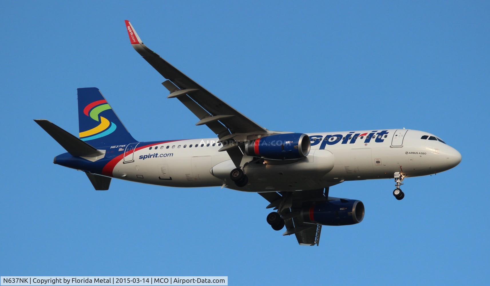N637NK, 2015 Airbus A320-232 C/N 6436, Spirit