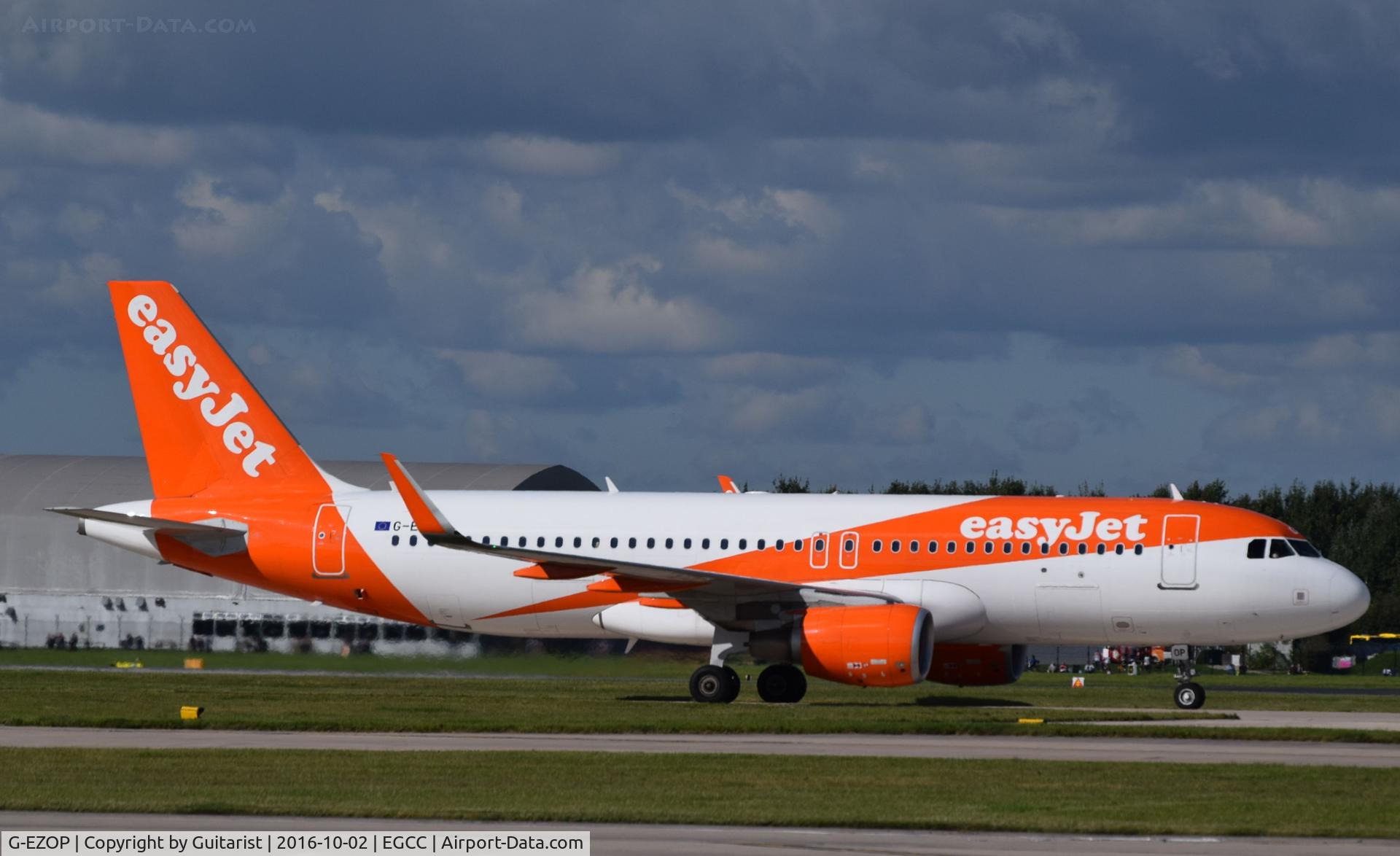 G-EZOP, 2015 Airbus A320-214 C/N 6633, At Manchester