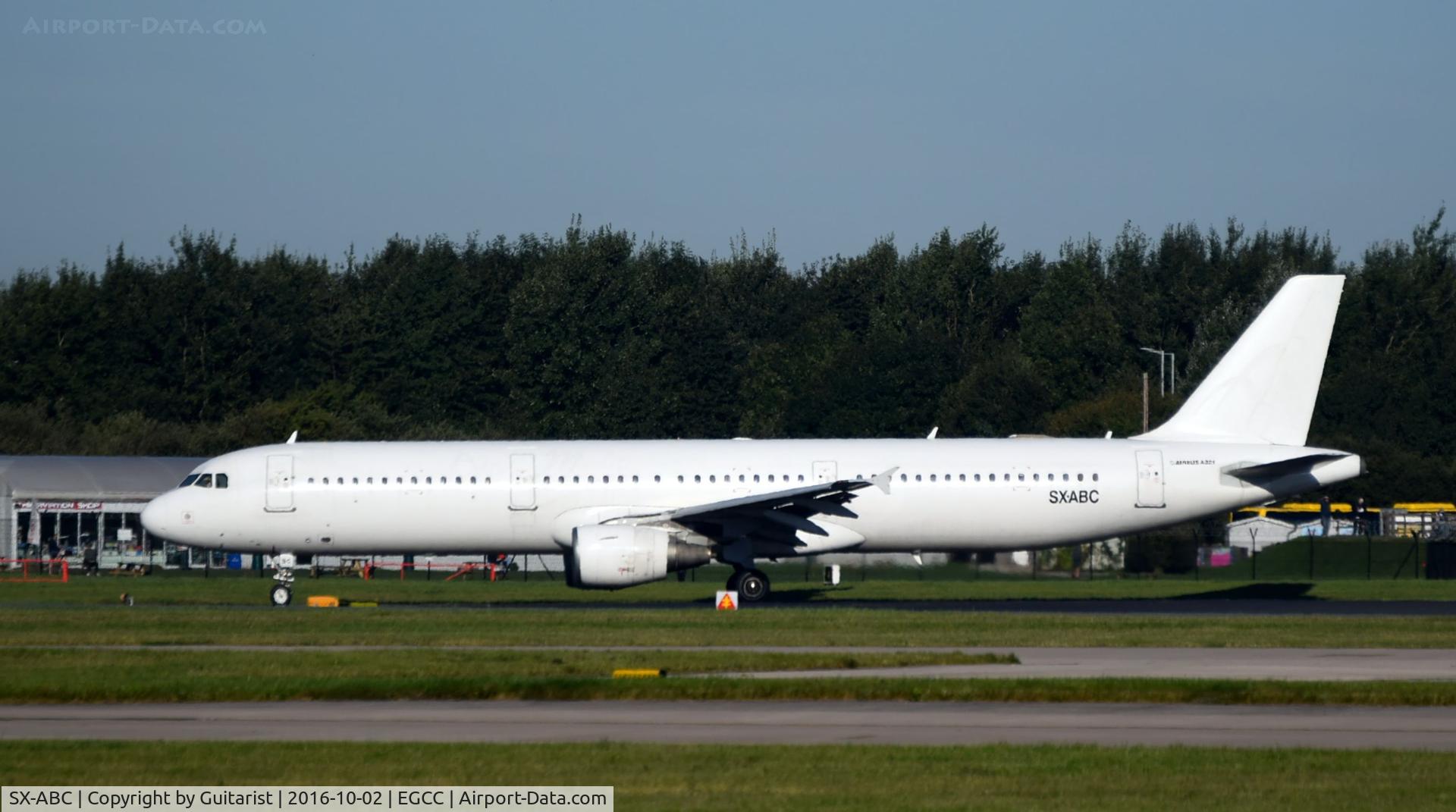 SX-ABC, 1994 Airbus A321-111 C/N 517, At Manchester