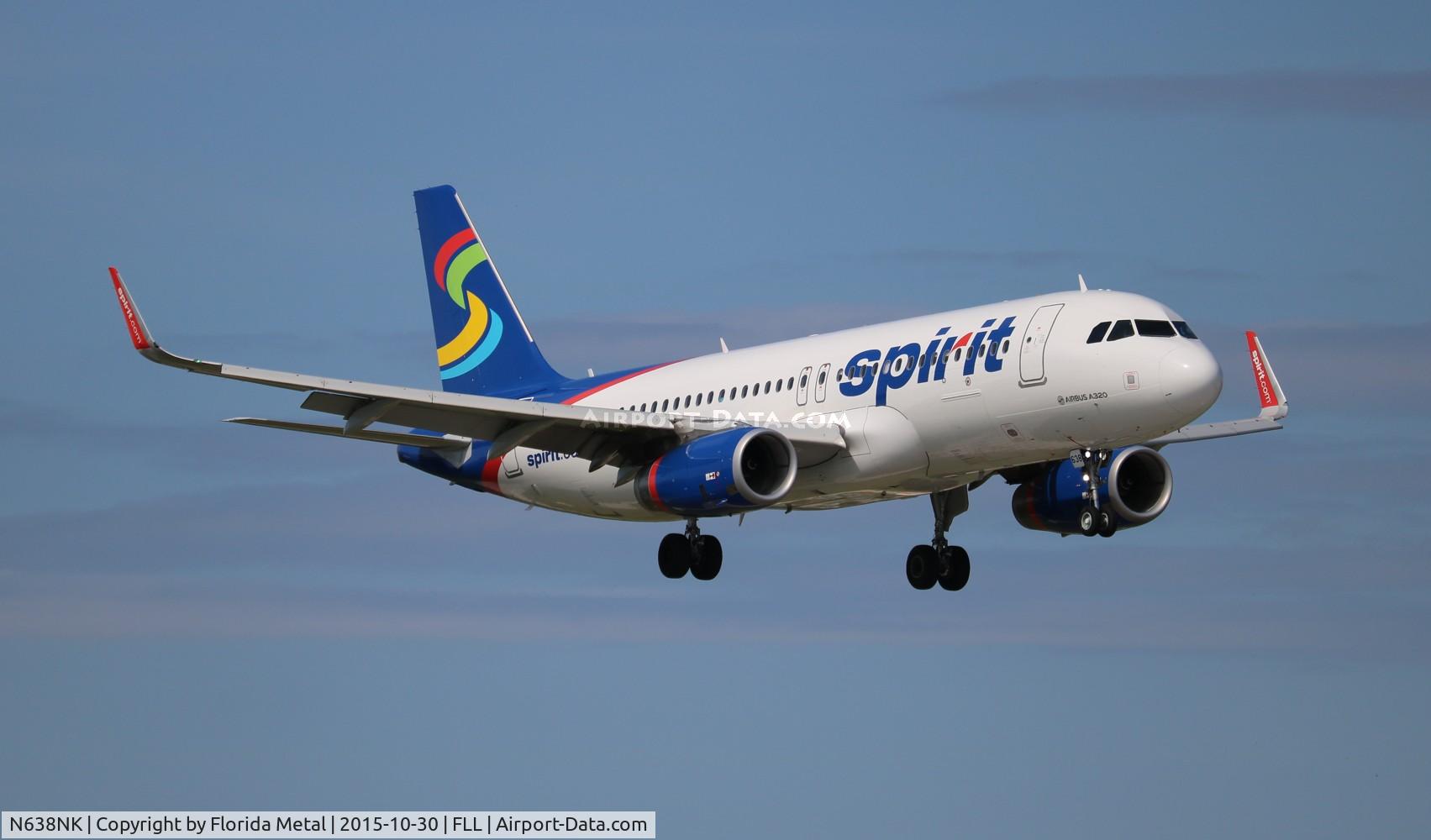 N638NK, 2015 Airbus A320-232 C/N 6463, Spirit