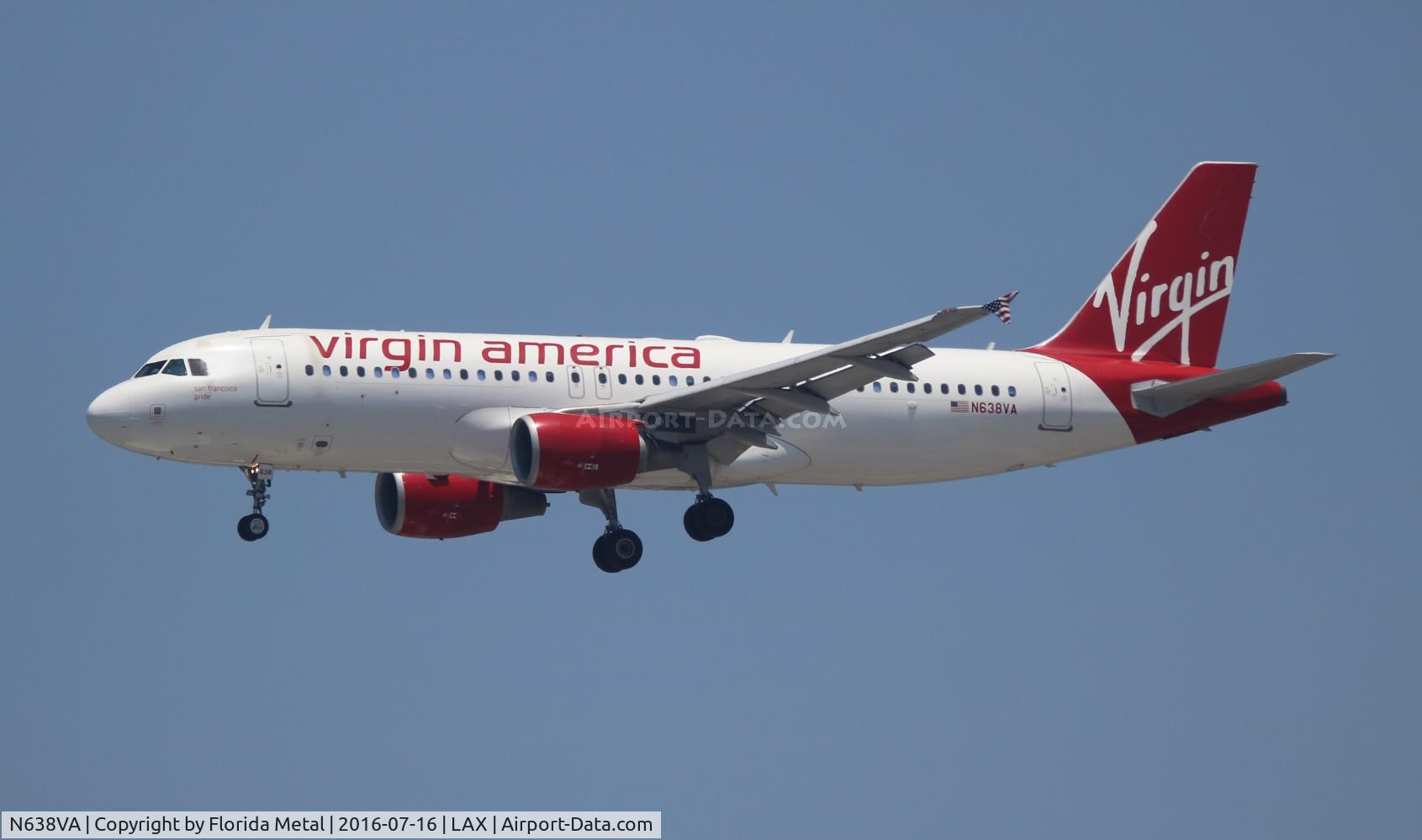 N638VA, 2008 Airbus A320-214 C/N 3503, Virgin America