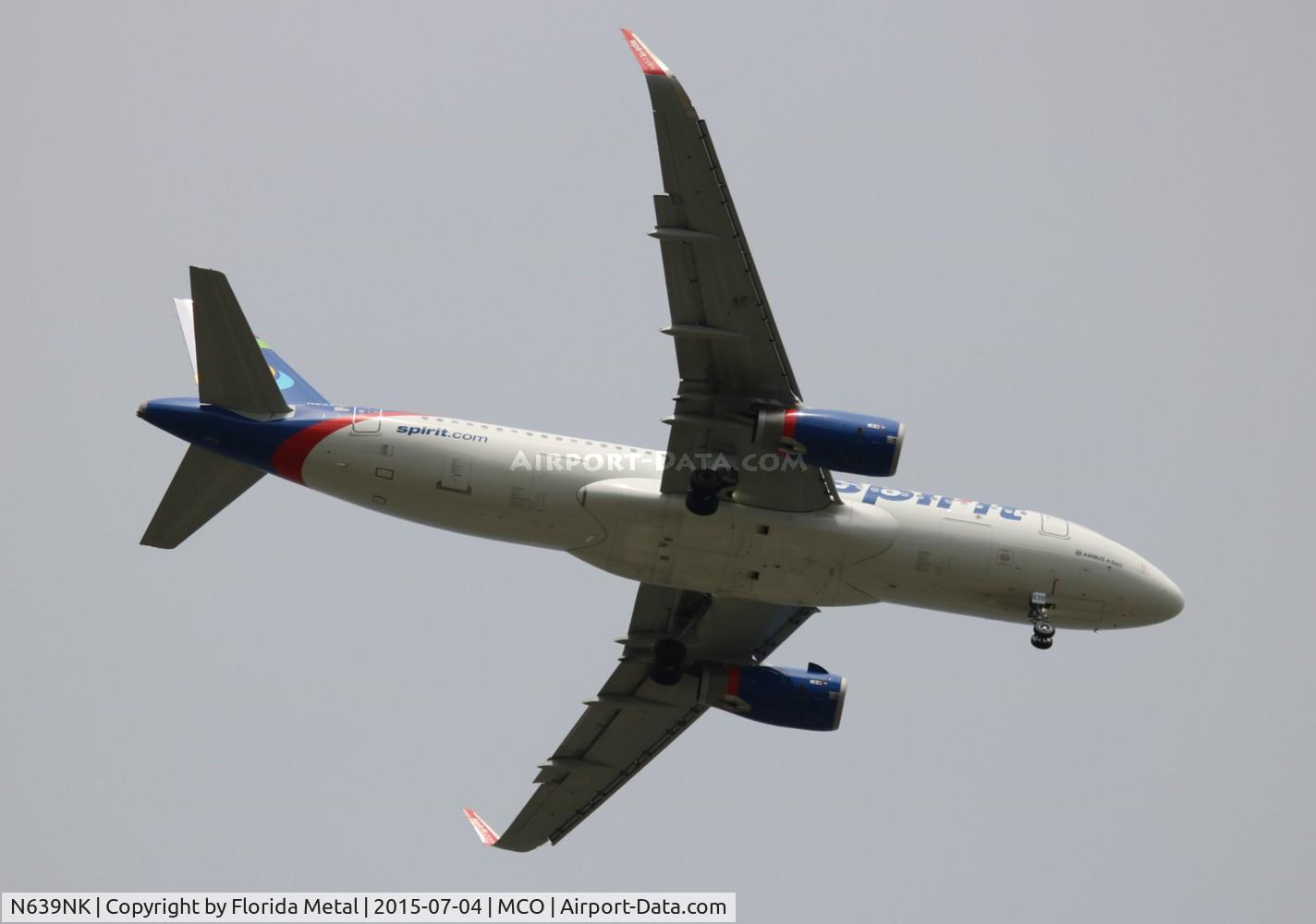 N639NK, 2015 Airbus A320-232 C/N 6487, Spirit