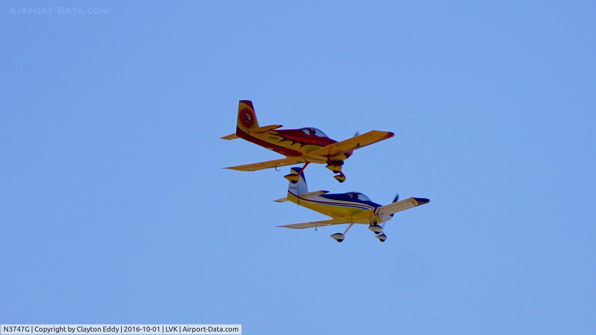 N3747G, Vans RV-7A C/N 72036, Livermore Airport 2016.
