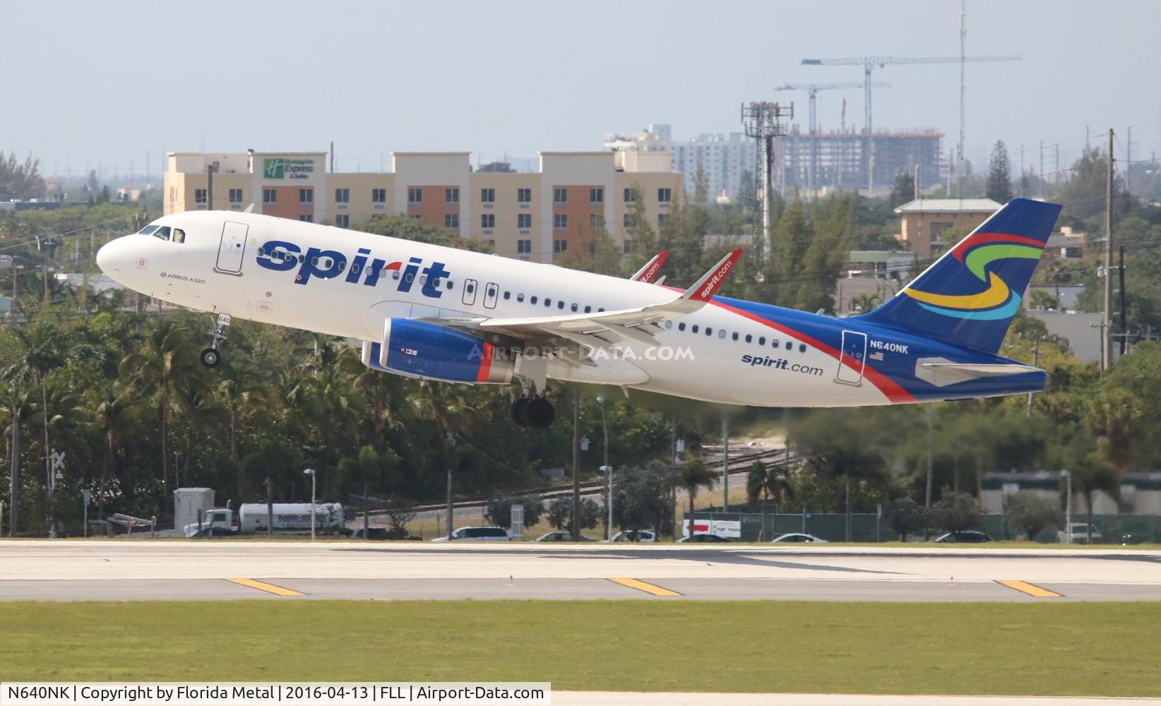 N640NK, 2015 Airbus A320-232 C/N 6507, Spirit