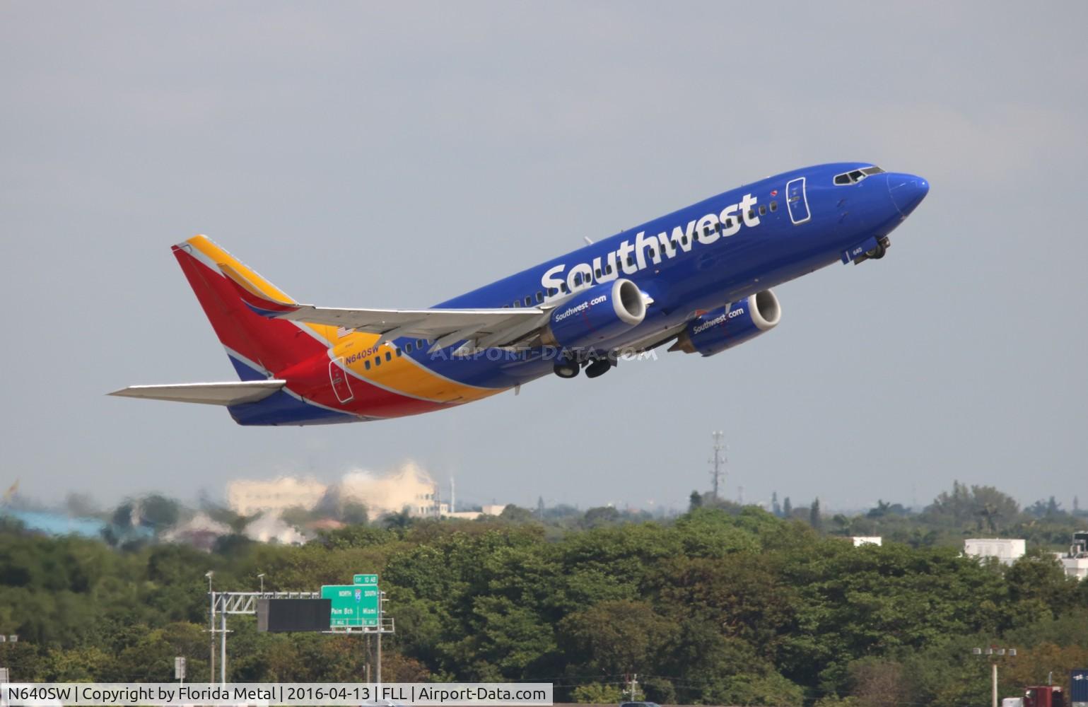 N640SW, 1996 Boeing 737-3H4 C/N 27713, Southwest