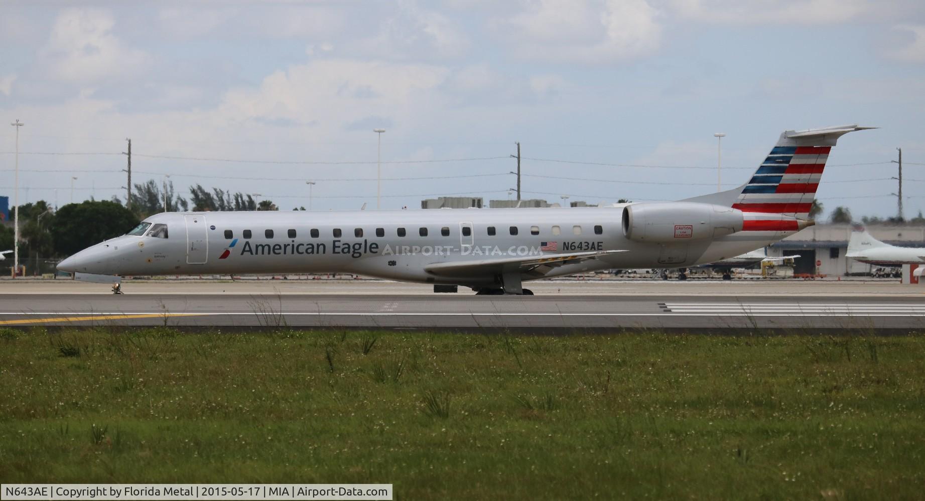 N643AE, 1999 Embraer ERJ-145LR (EMB-145LR) C/N 145200, American Eagle
