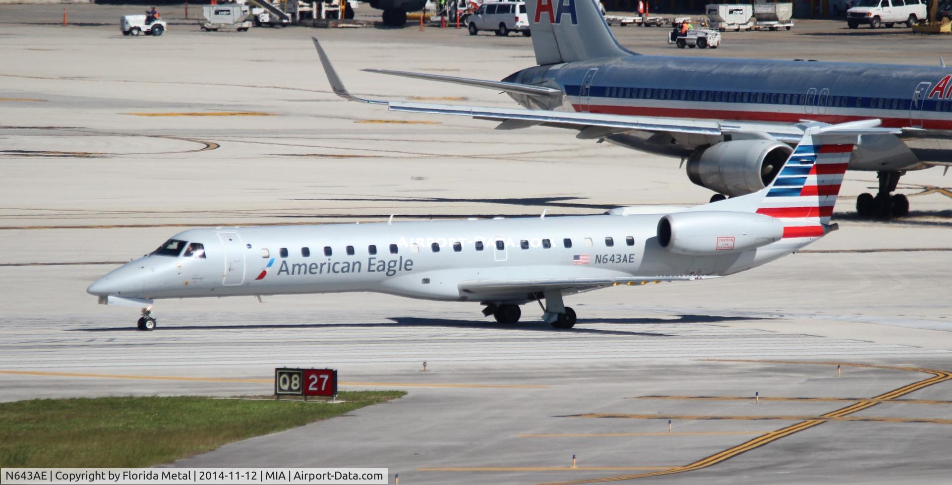 N643AE, 1999 Embraer ERJ-145LR (EMB-145LR) C/N 145200, American Eagle