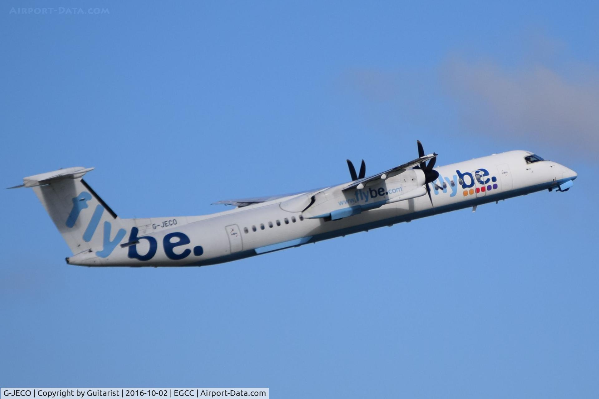 G-JECO, 2006 De Havilland Canada DHC-8-402Q Dash 8 C/N 4126, At Manchester